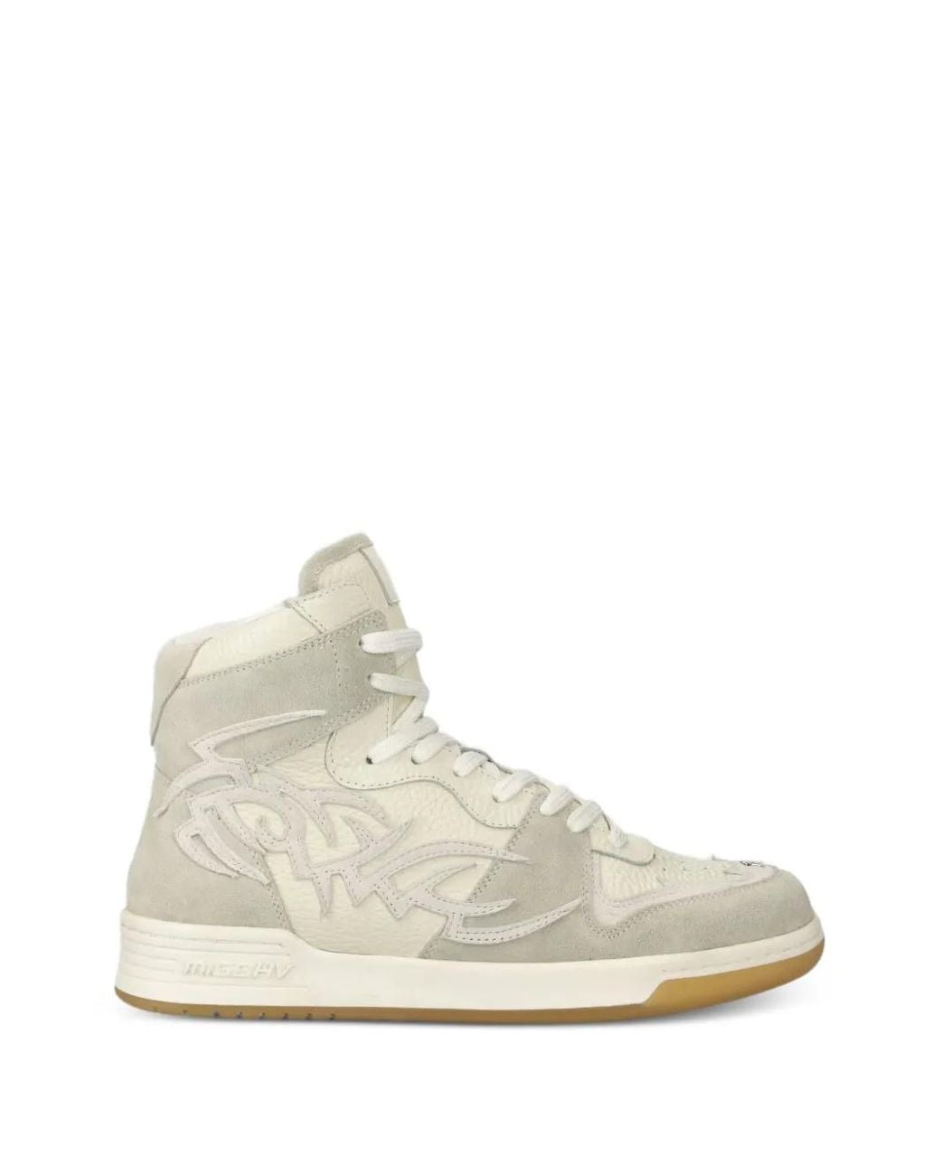 M I S B H V White High-Top Sneakers