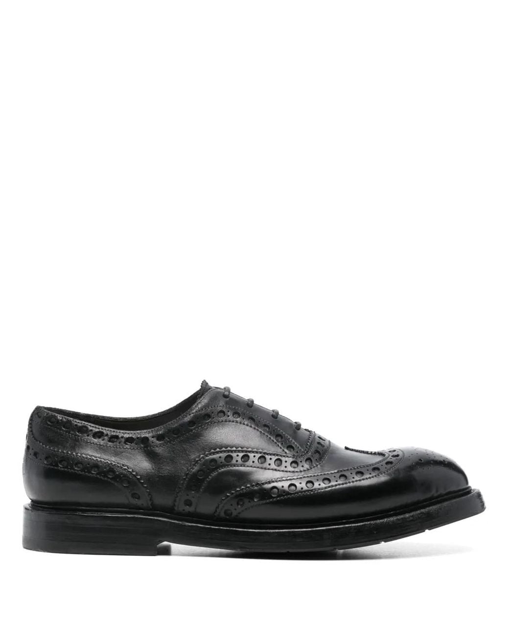 Premiata Klassische Budapester in Black für Herren