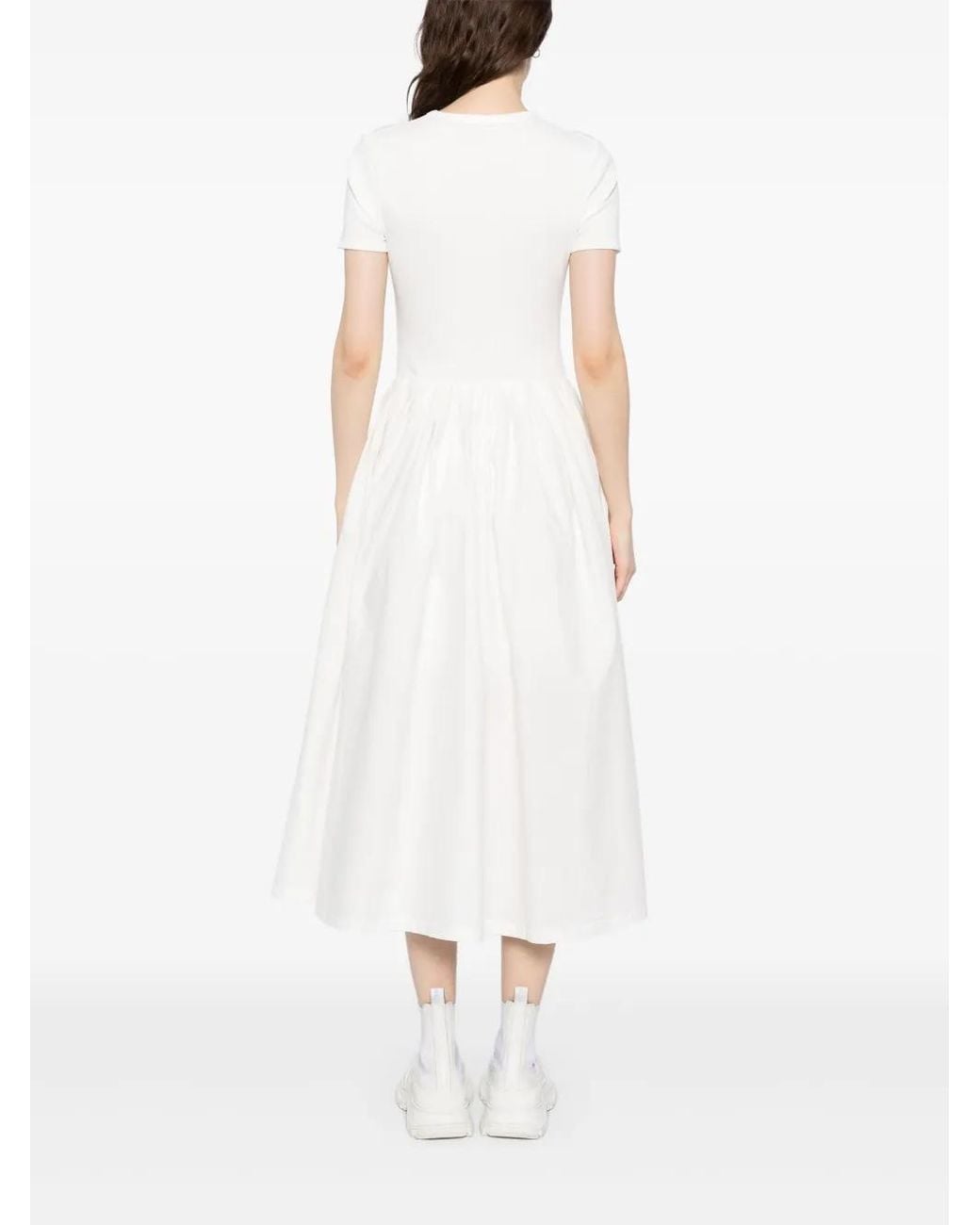 JNBY White Ribbed Dress