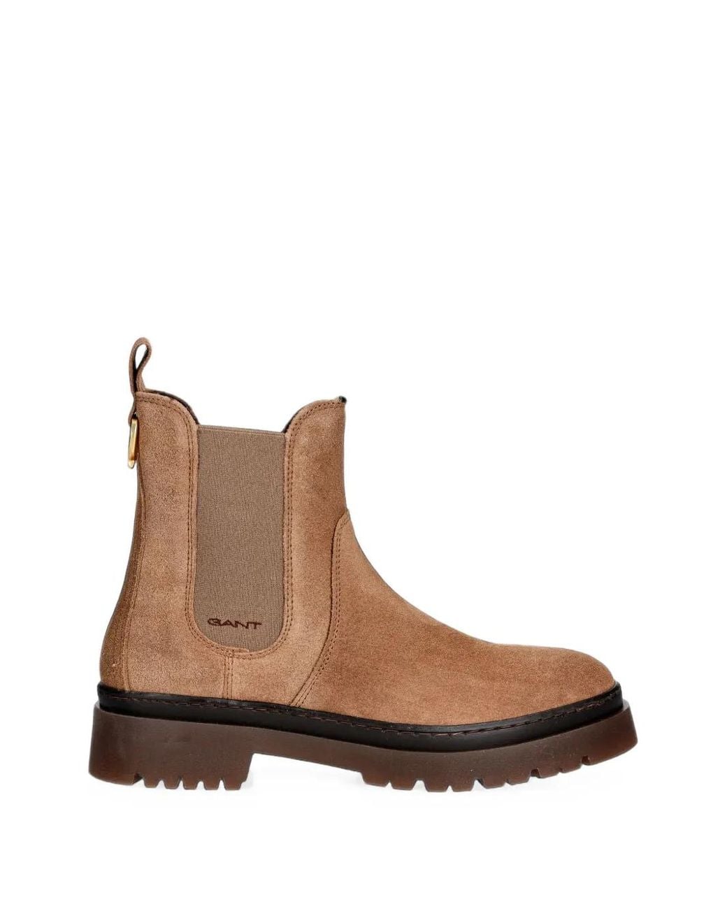 Gant Brown Suede Chelsea Boots