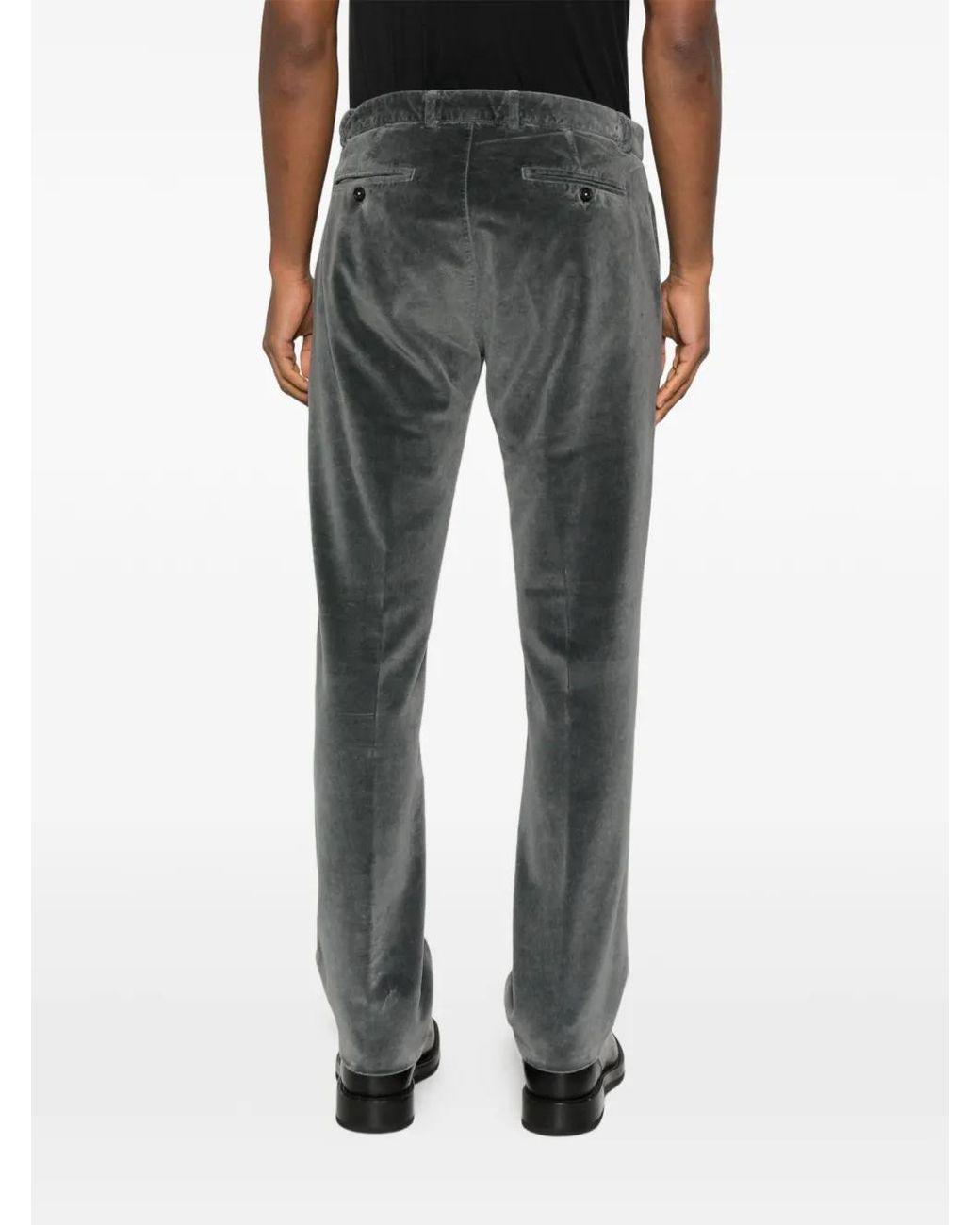 Massimo Alba Gray Mauko Trousers for men