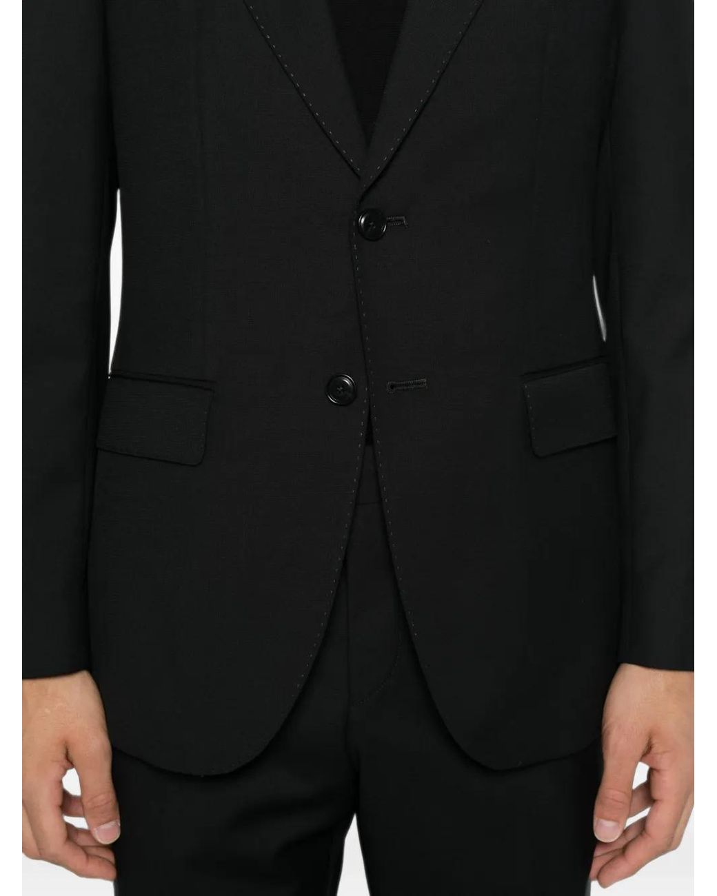 Boss Black Notch-Lapel Two-Piece Suit for men