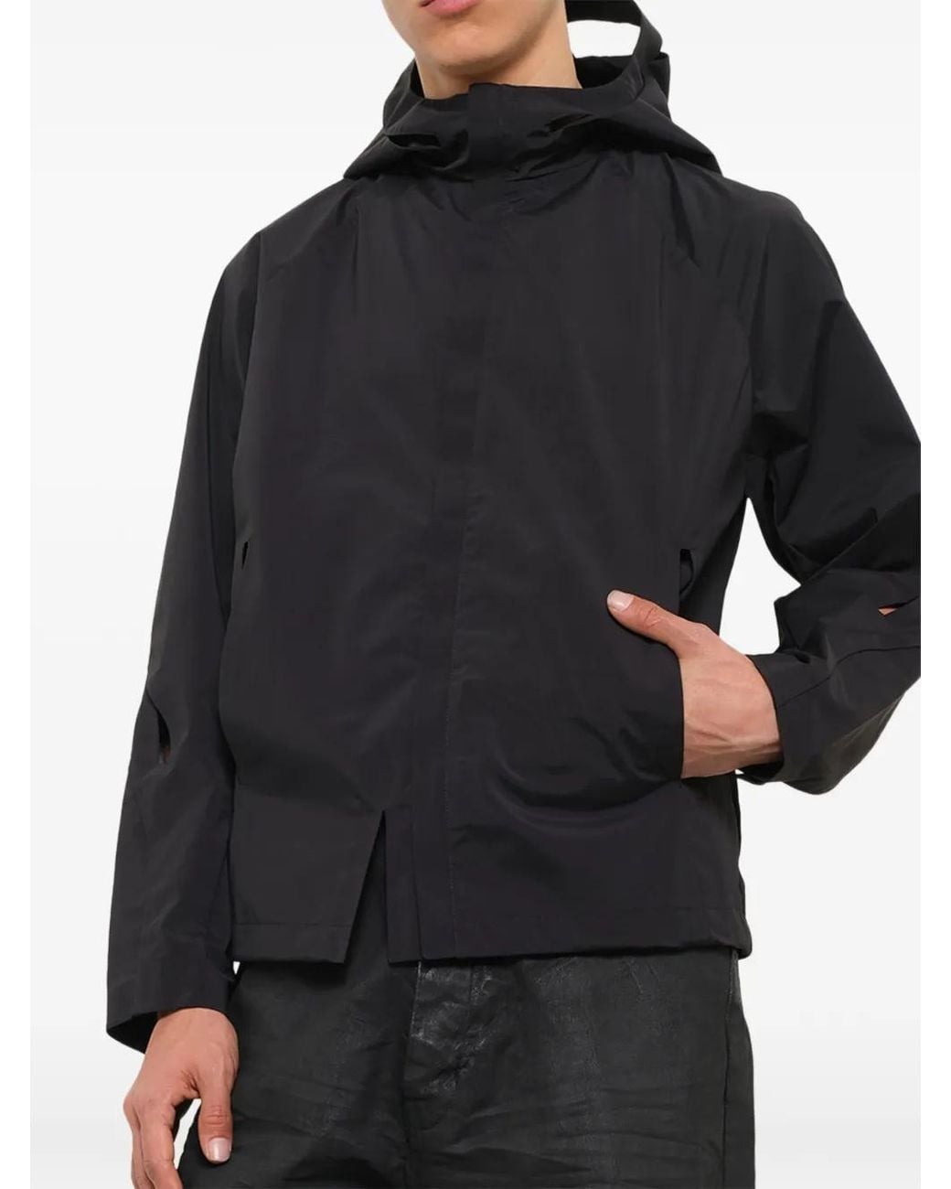 Post Archive Faction PAF Blue Cut-Out Technical Jacket for men