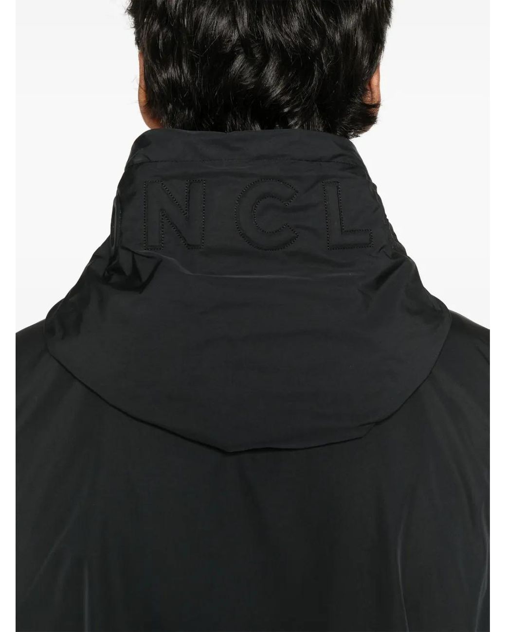 Moncler Black Coats for men