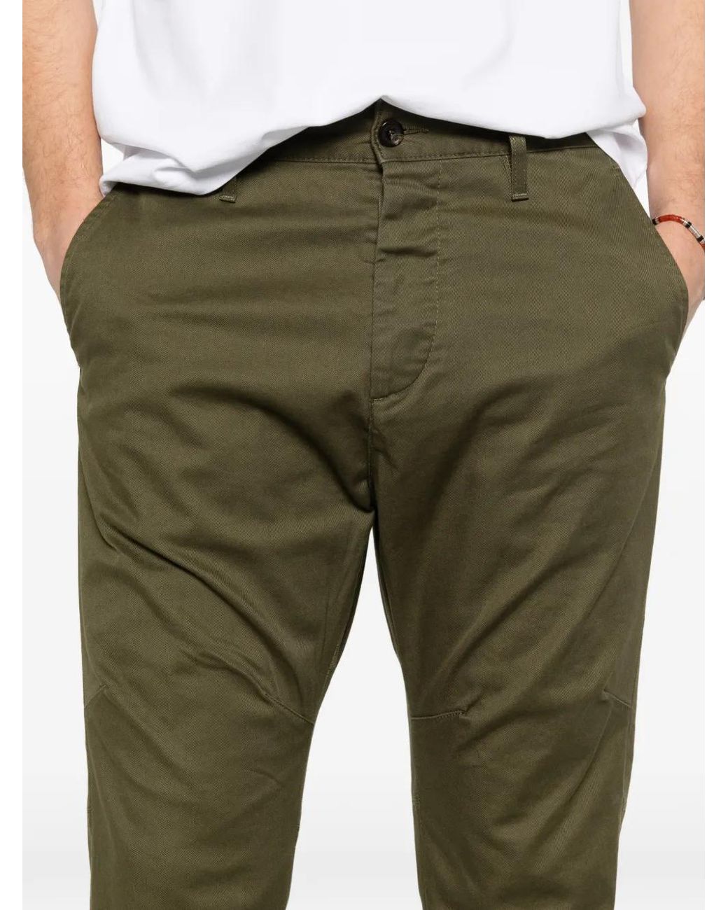 DSquared² Green Chino Trousers for men