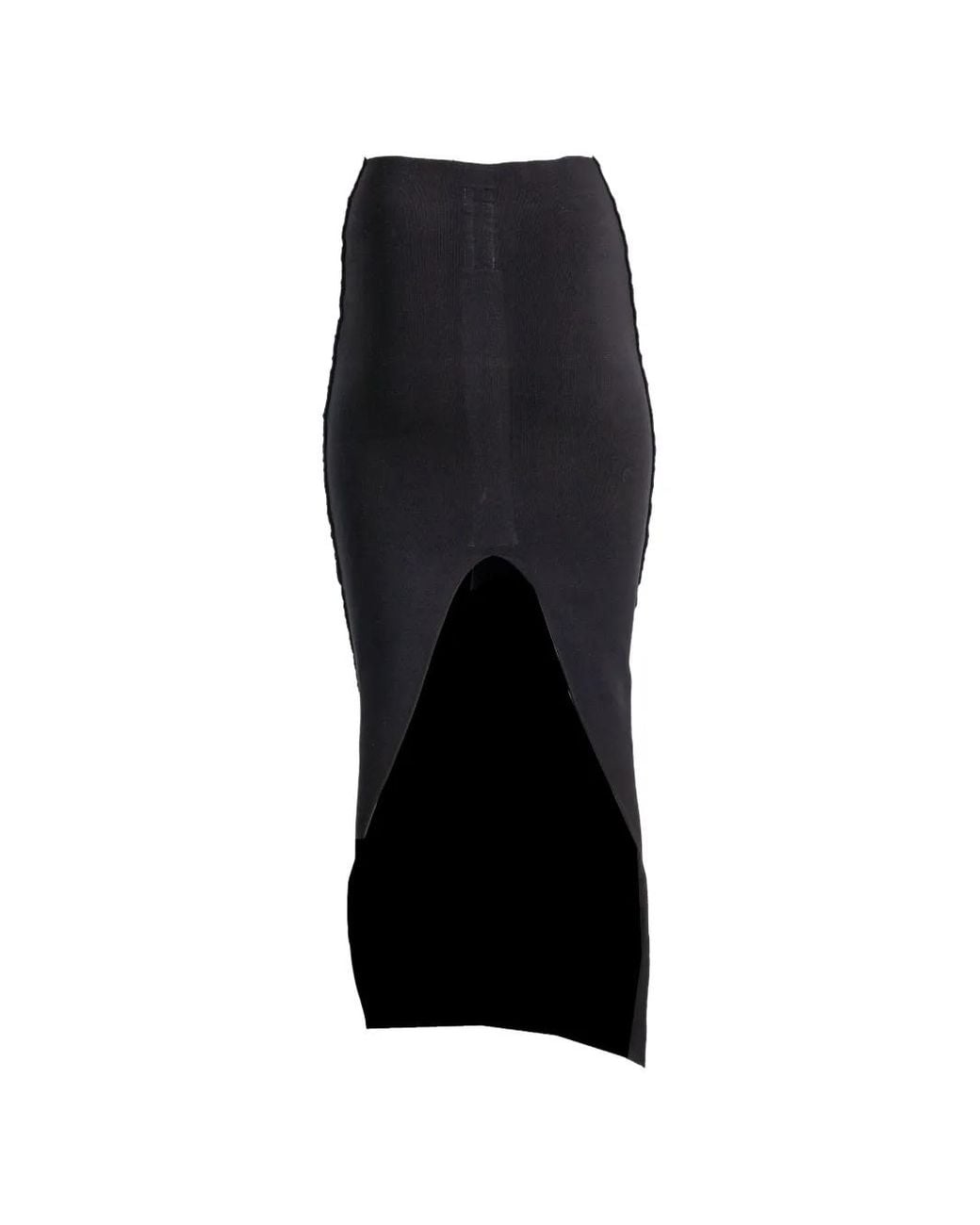 Rick Owens Black Pillar Skirt