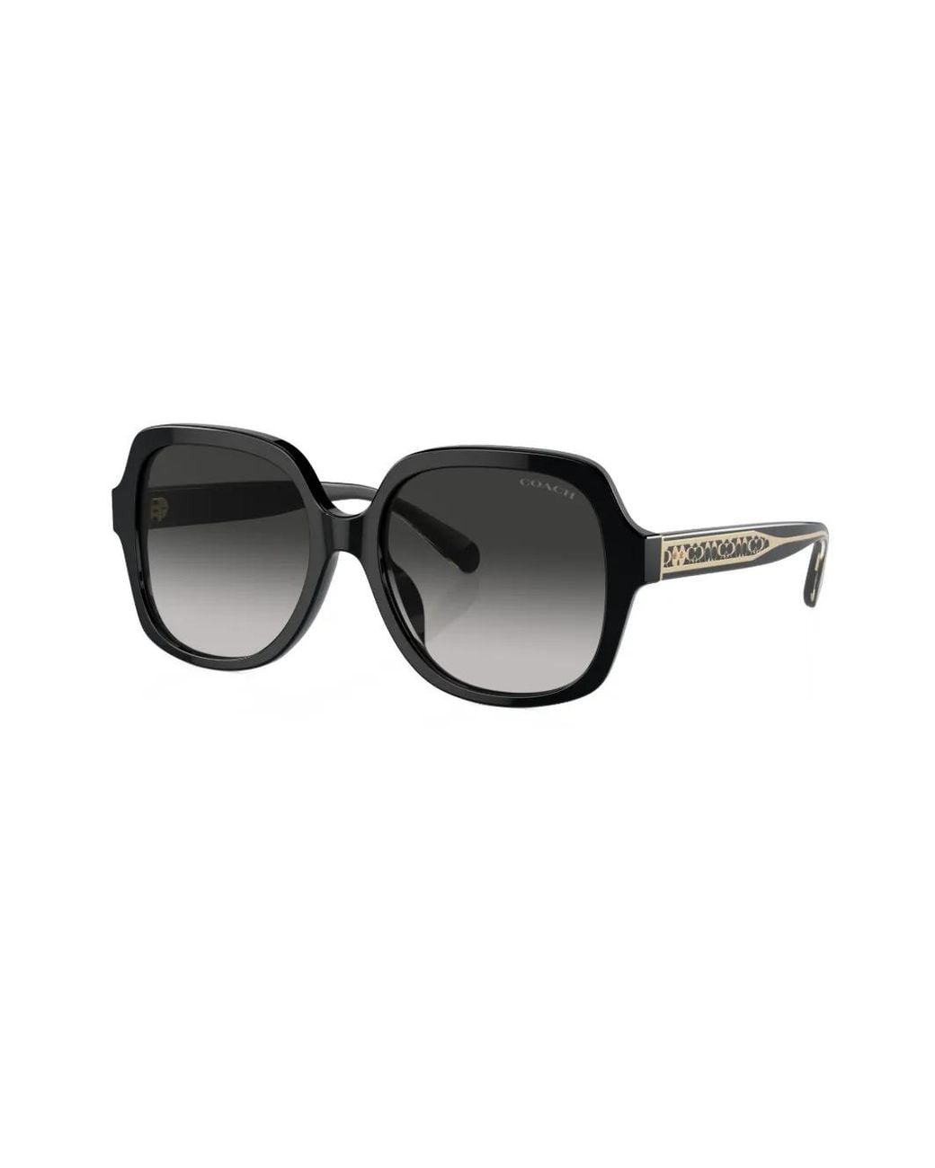 COACH Black Square-Frame Sunglasses