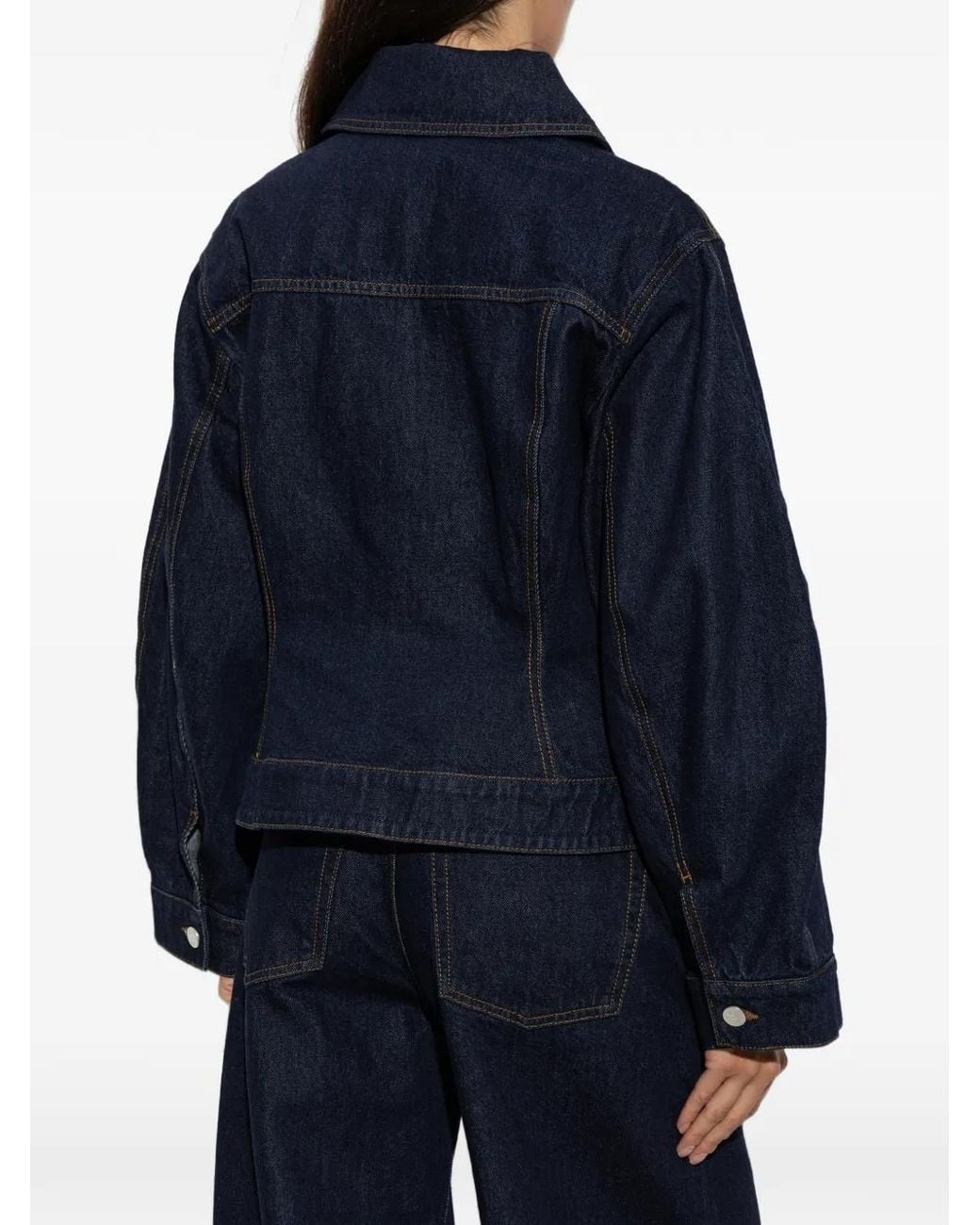 By Malene Birger Blue Villies Denim Jacket