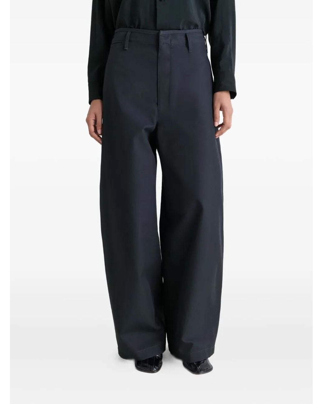 Lemaire Blue Large Chino Trousers