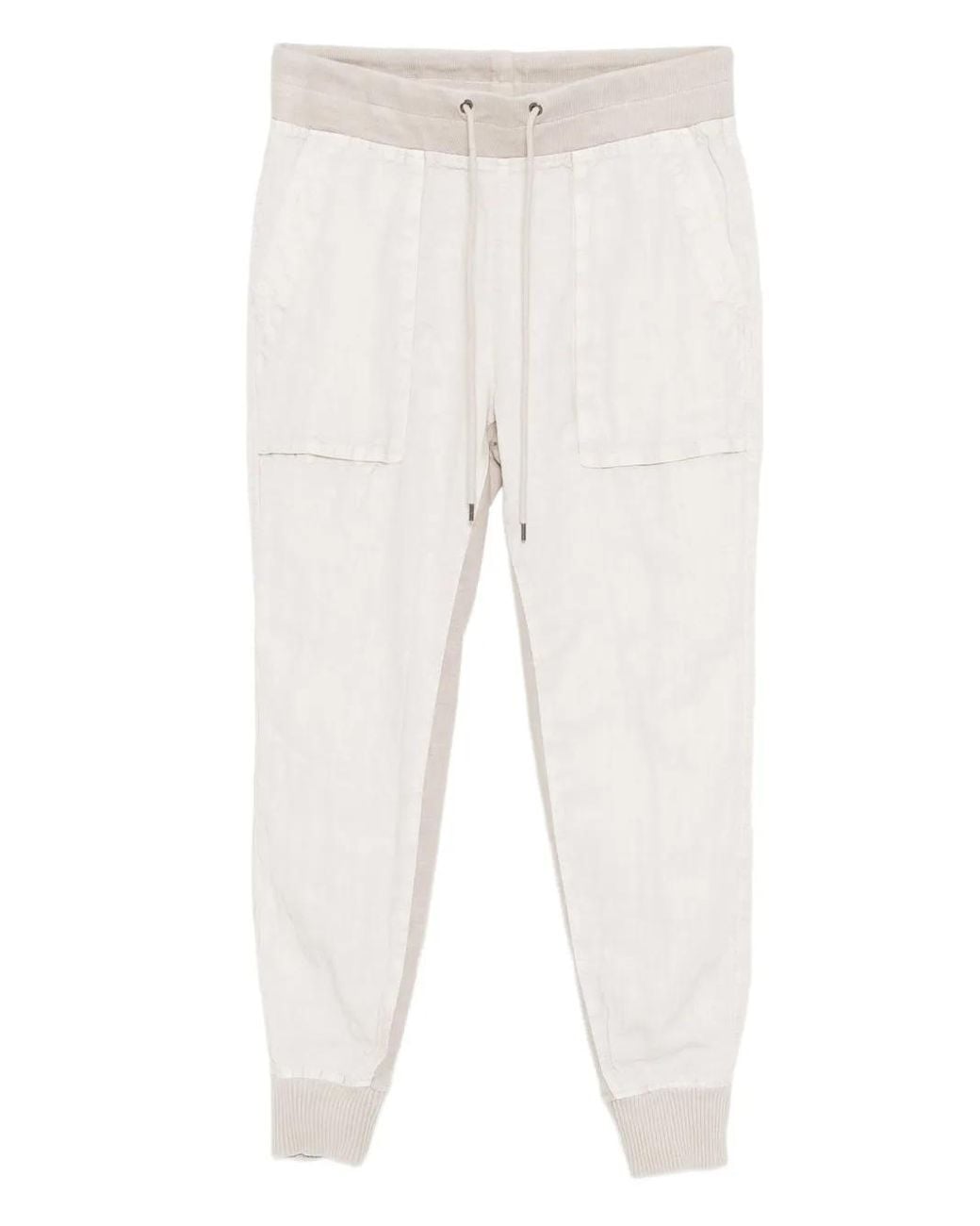 James Perse White Media Trousers