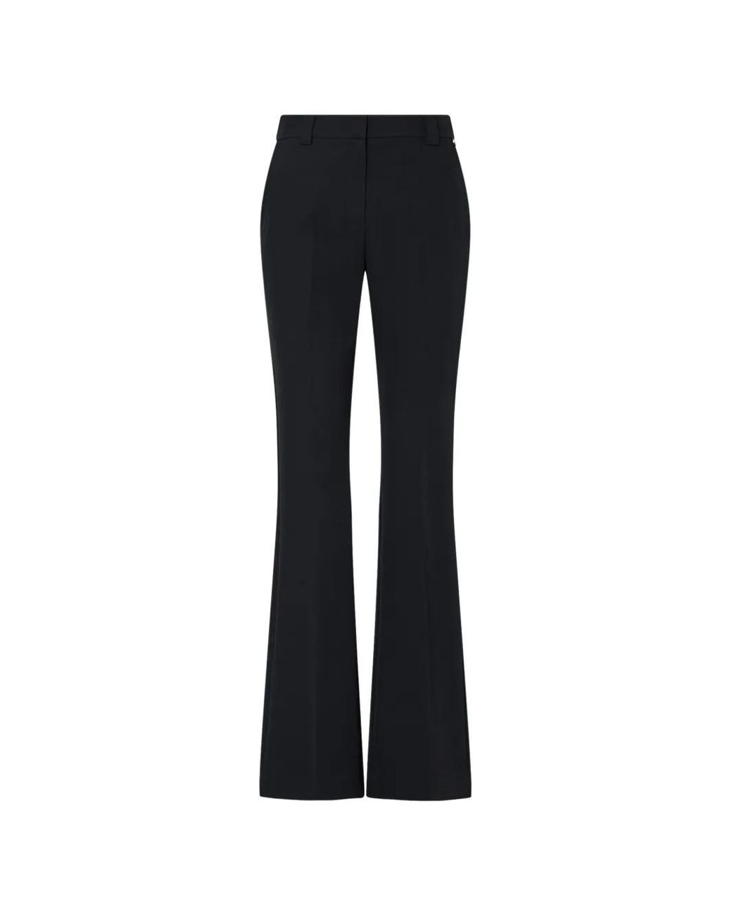 Liu Jo Black Flared Trousers Elegant