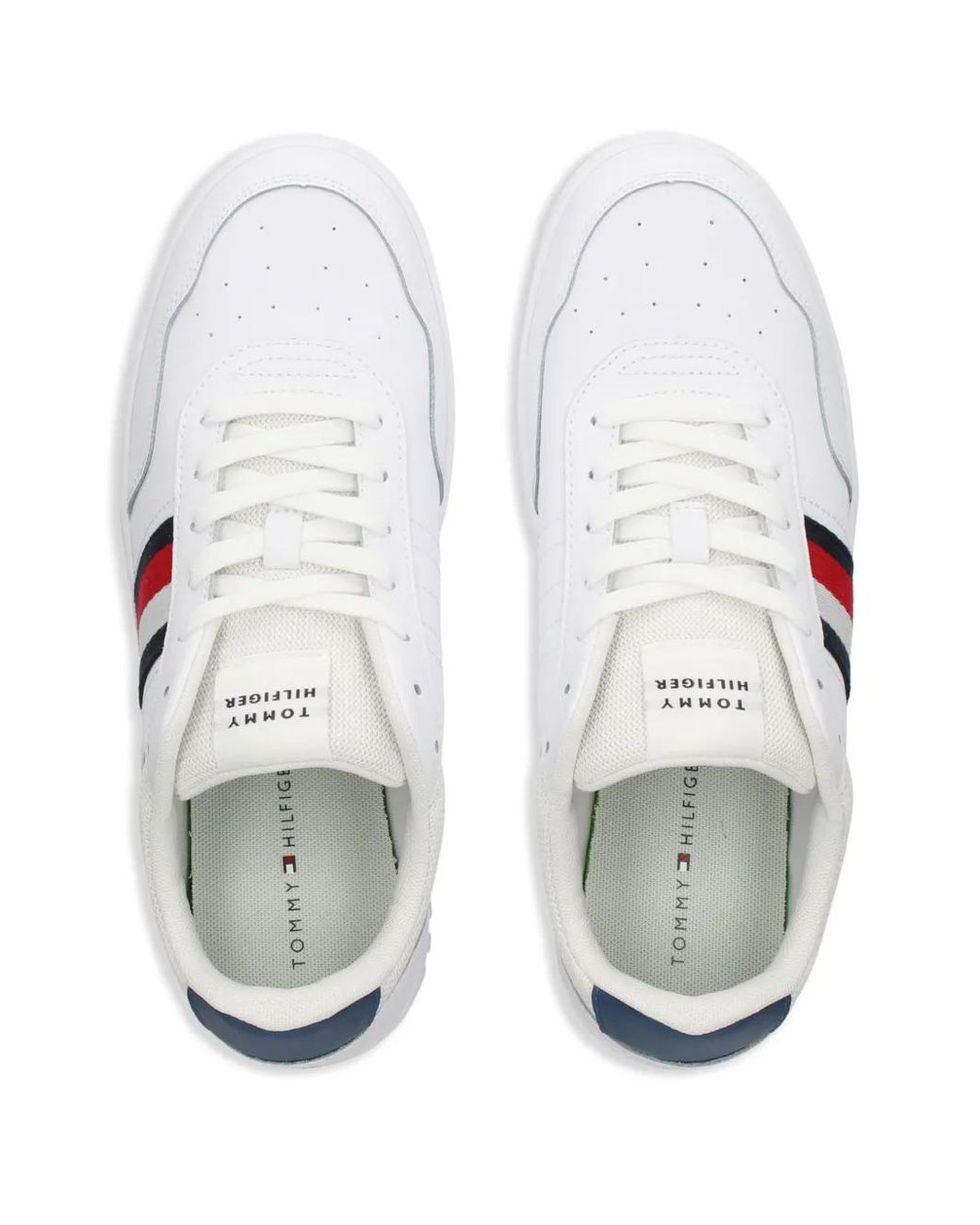 Tommy Hilfiger White Basket Core Sneakers for men