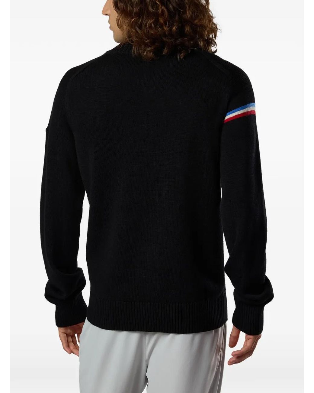 Rossignol Black Half-Zip Merino Sweater for men