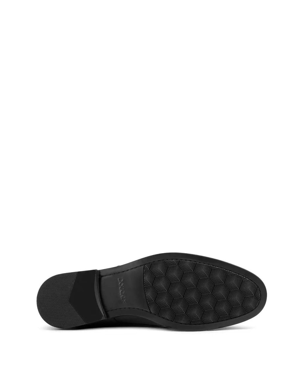 Doucal's Black Leather Lace-Up Shoes for men