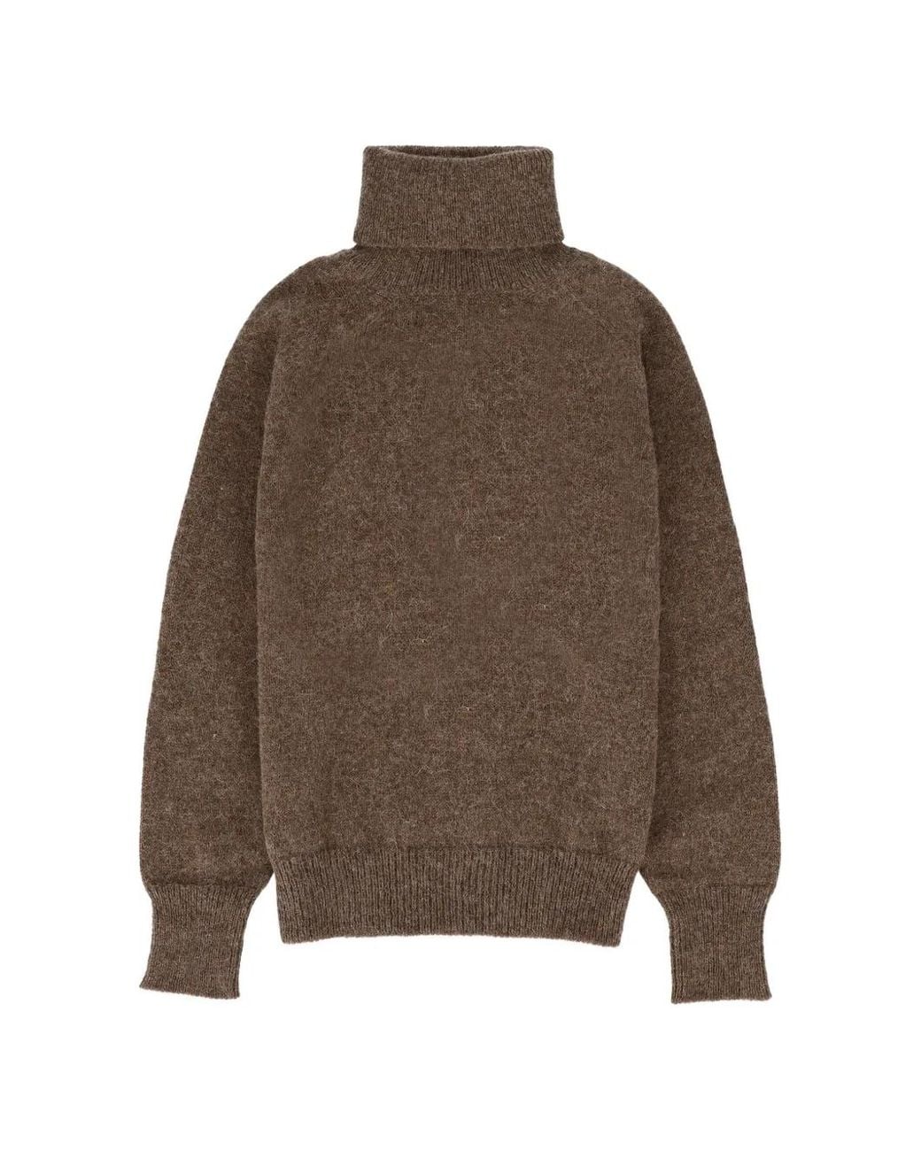Fortela Brown Piero High-Neck Sweater for men