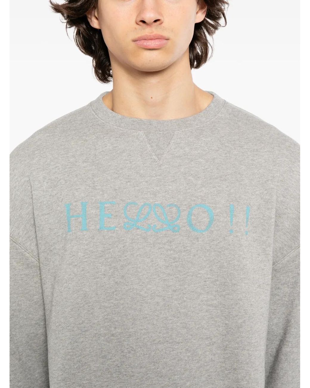 Loewe Gray Sweatshirt for men
