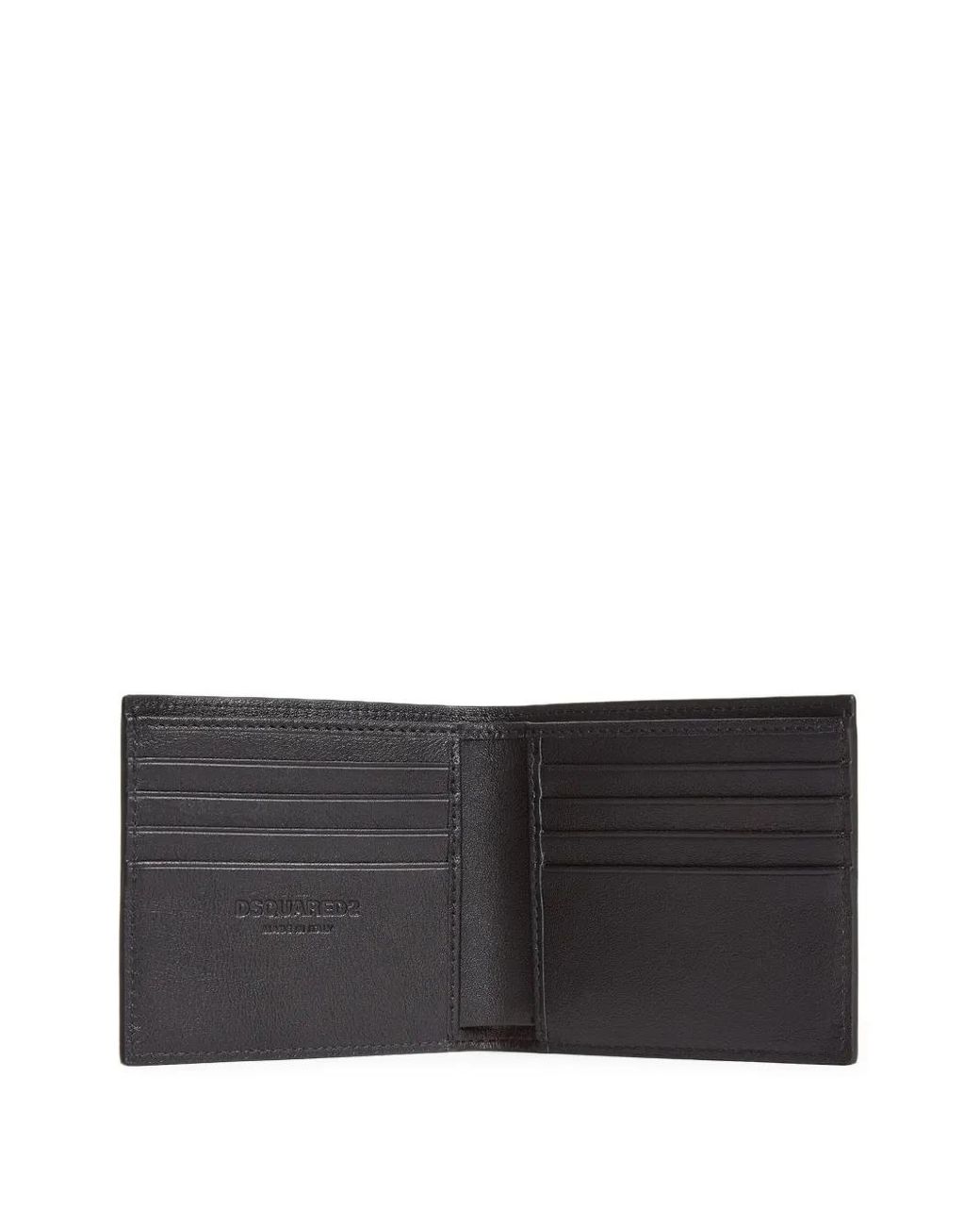 DSquared² Black Heritage Wallet for men