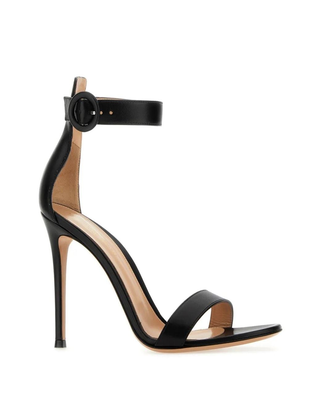 Gianvito Rossi Black Portofino Nappa Decollete Shoes