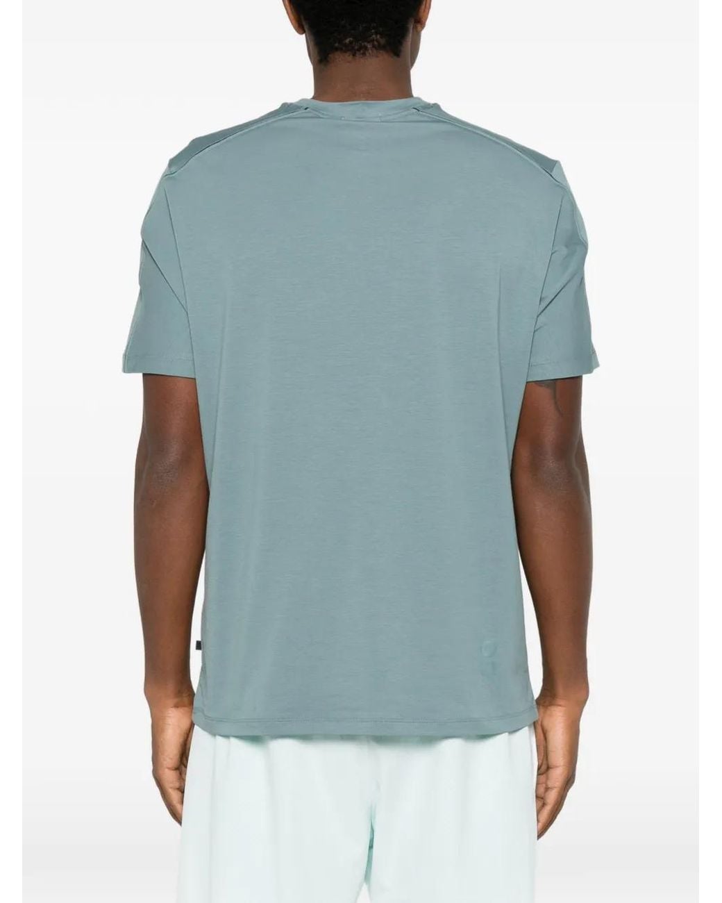 On Shoes Blue Focus T-Shirt for men