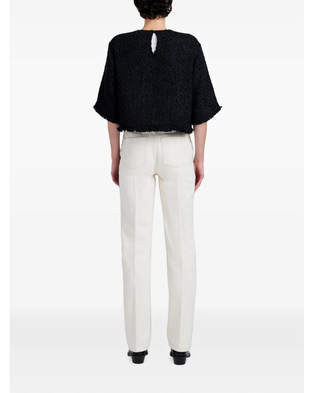 Proenza Schouler Black Maura Top