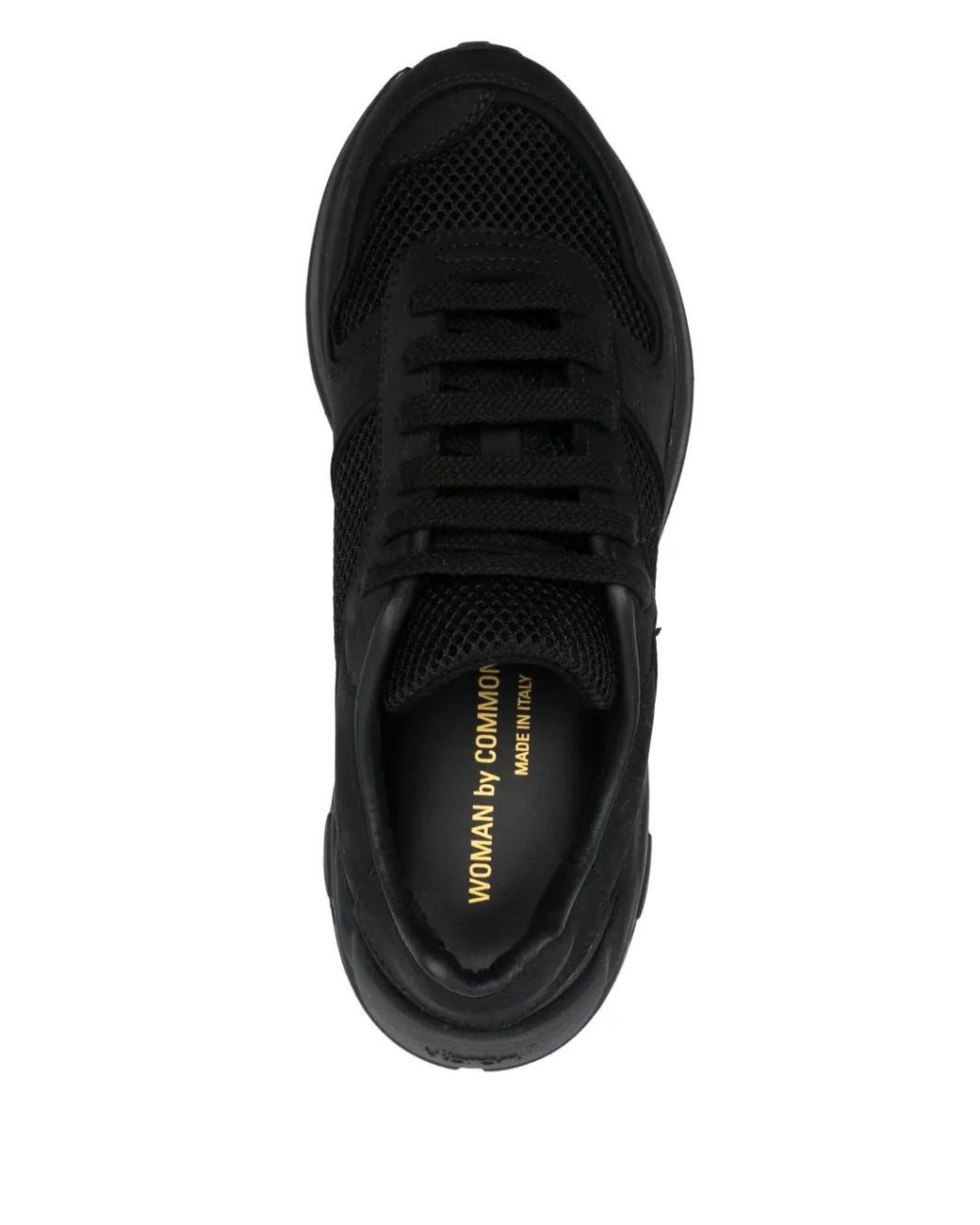Common Projects Black Panelled Sneakers
