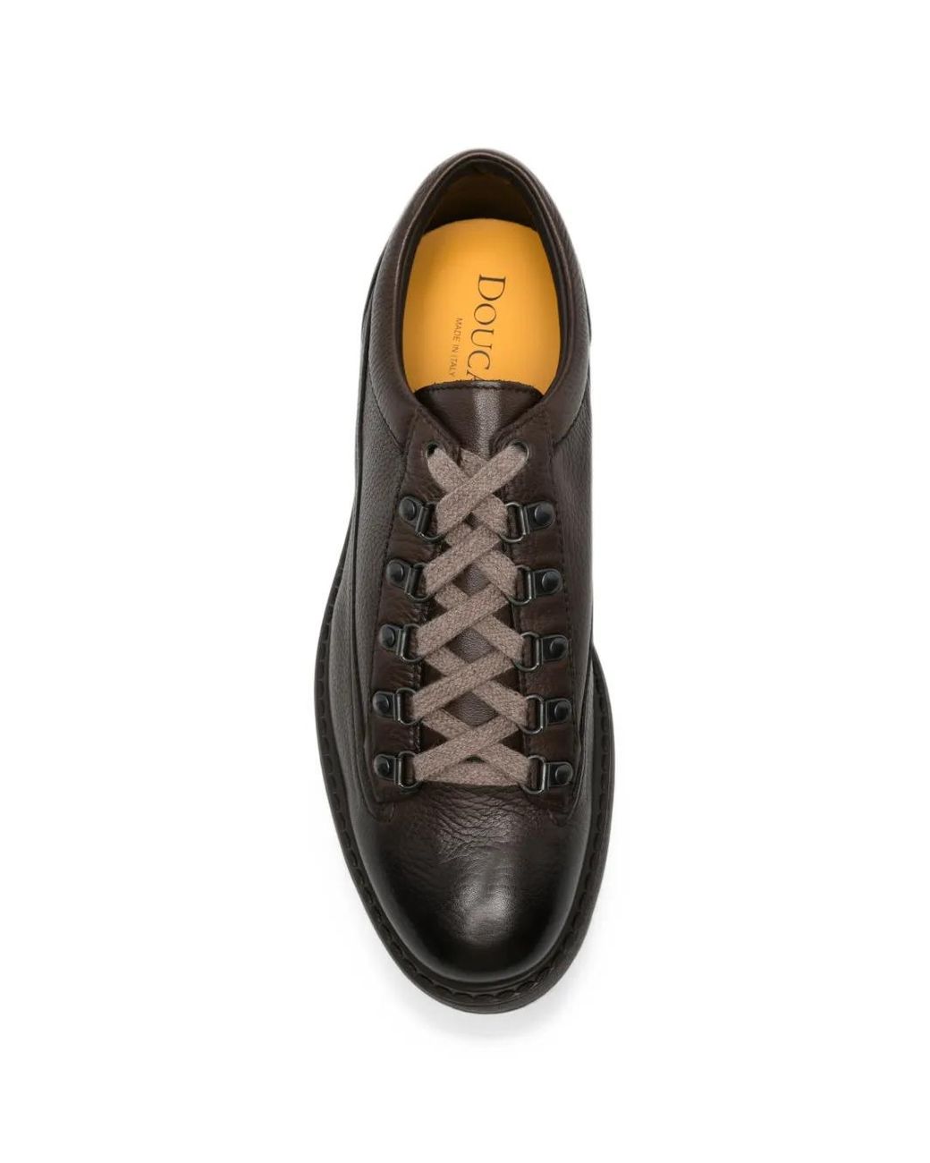 Doucal's Black Göteborg Low-Top Leather Boots for men