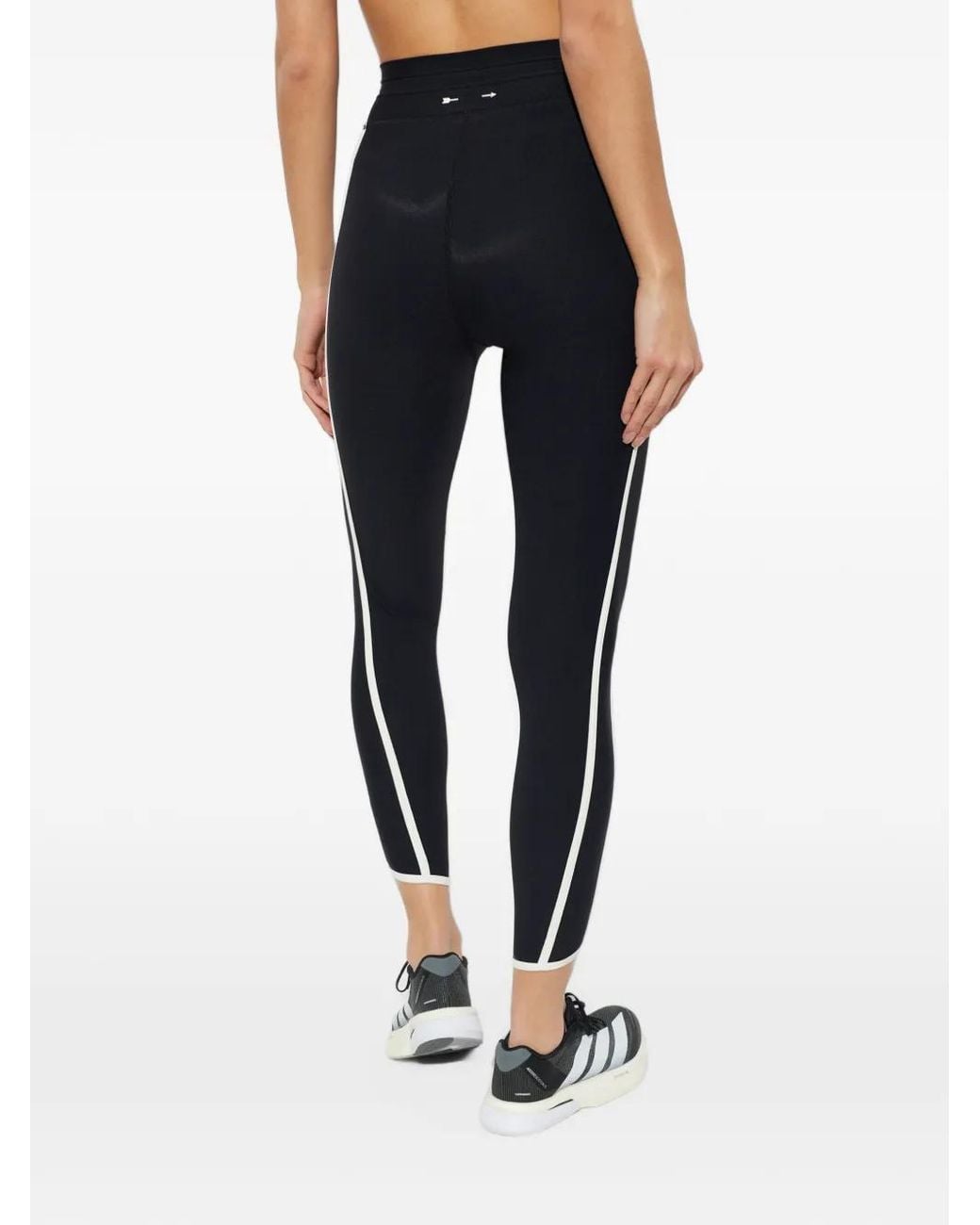 The Upside Black Sol Side-Stripe Leggings