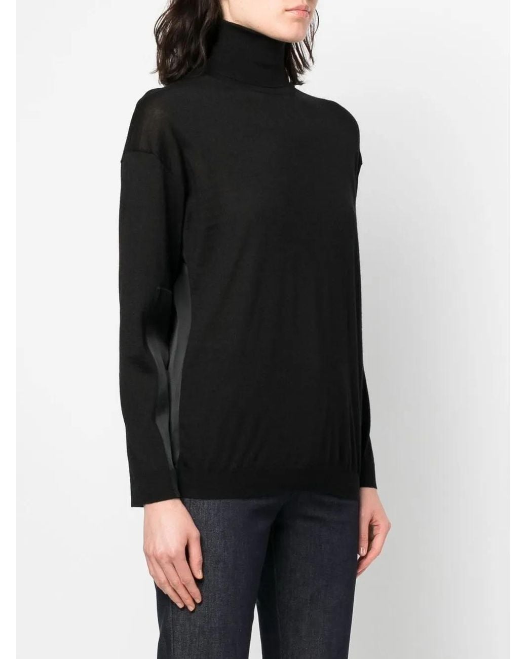 Tom Ford Black Fine Knit Wool/cashmere Jumper