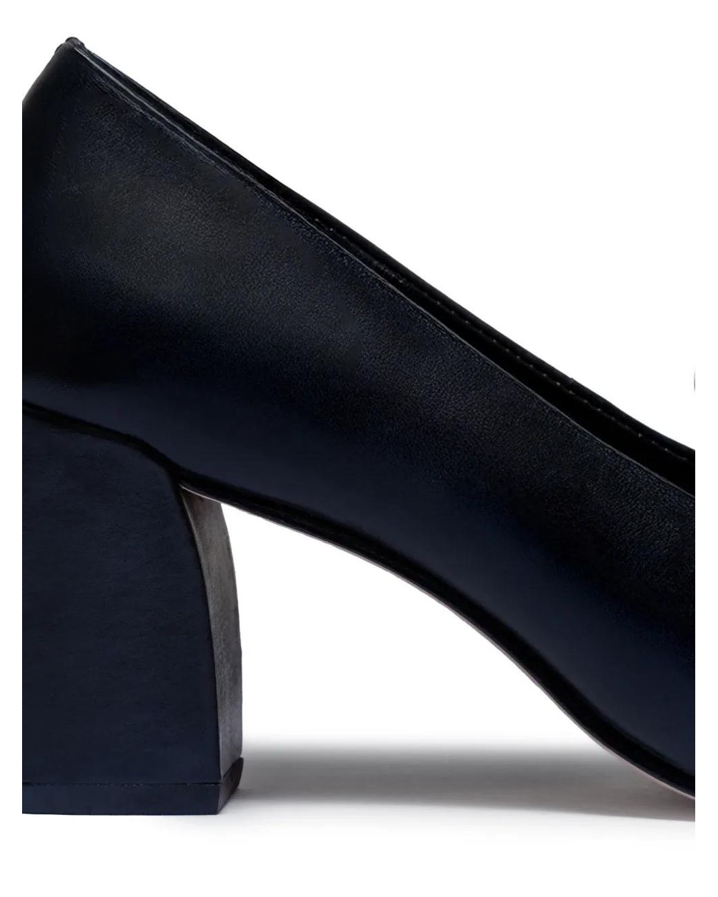 Bernardo Blue Nevaeh Penny-Slot Pumps