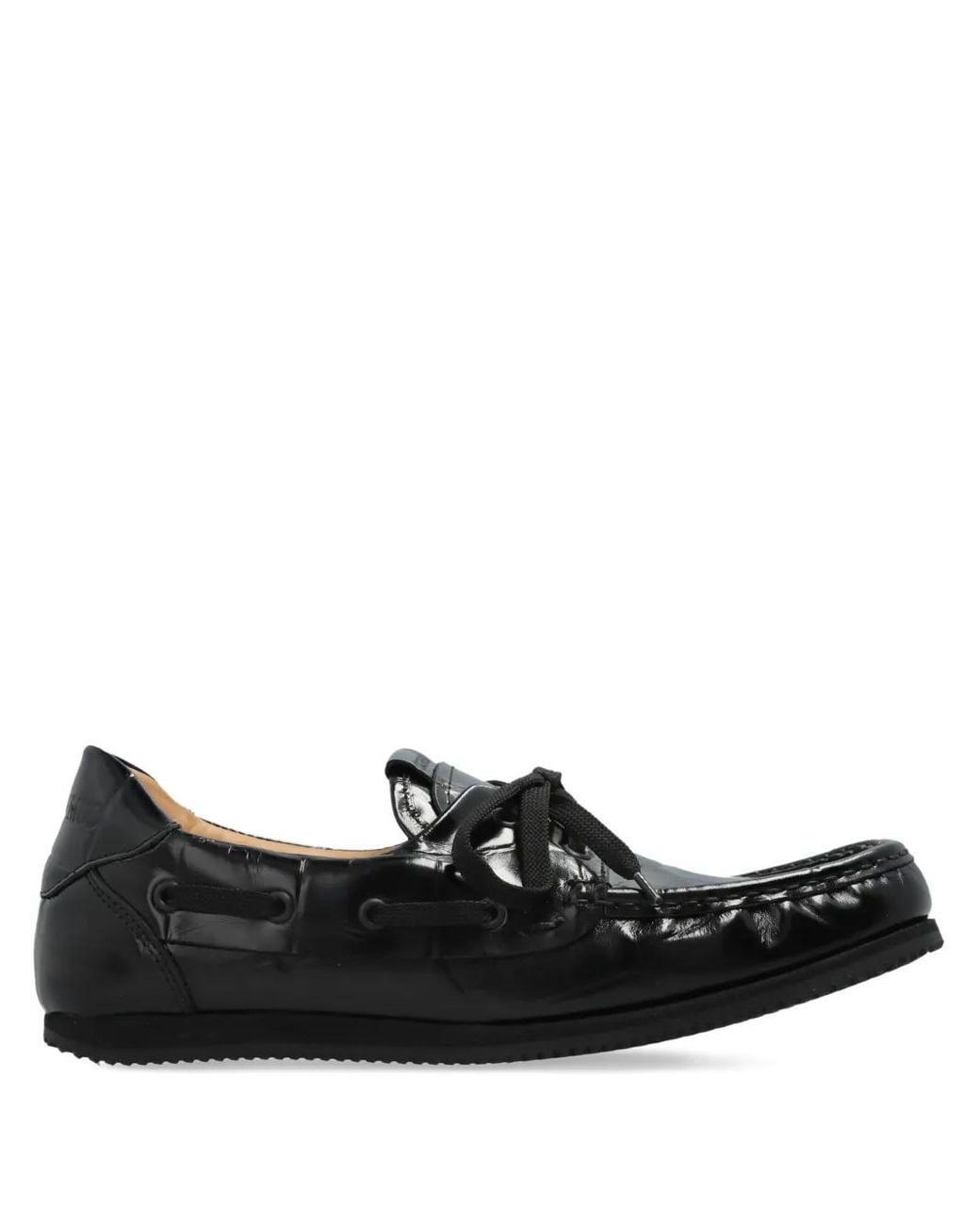 Jacquemus Black The Batto Boat Shoes