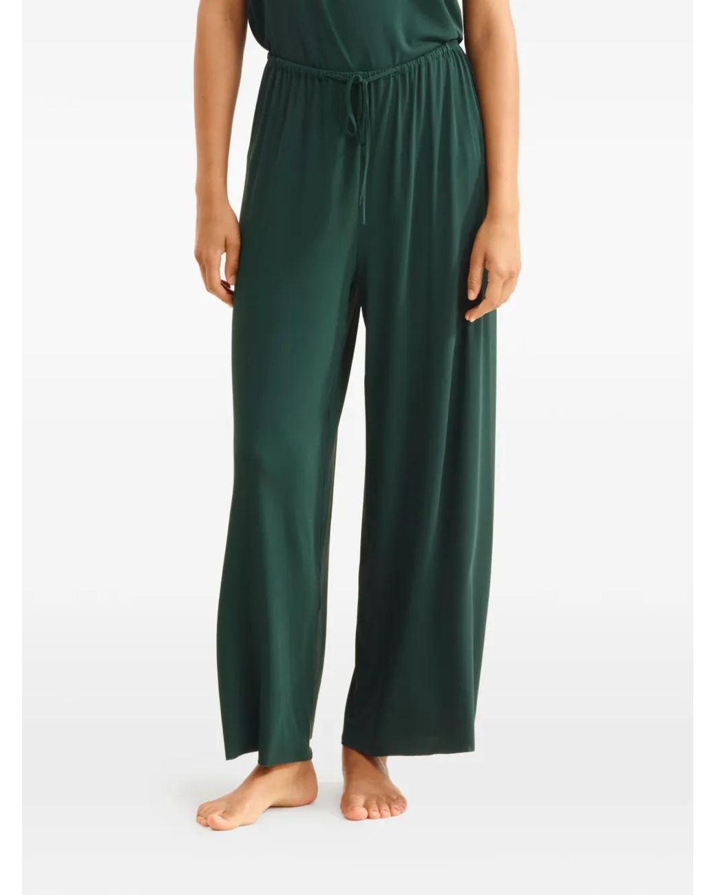 Eres Green Zelie Drawstring Trousers