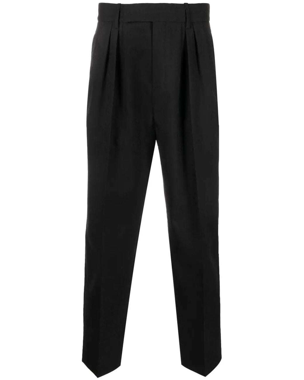Saint Laurent Wollen Broek in het Black voor heren