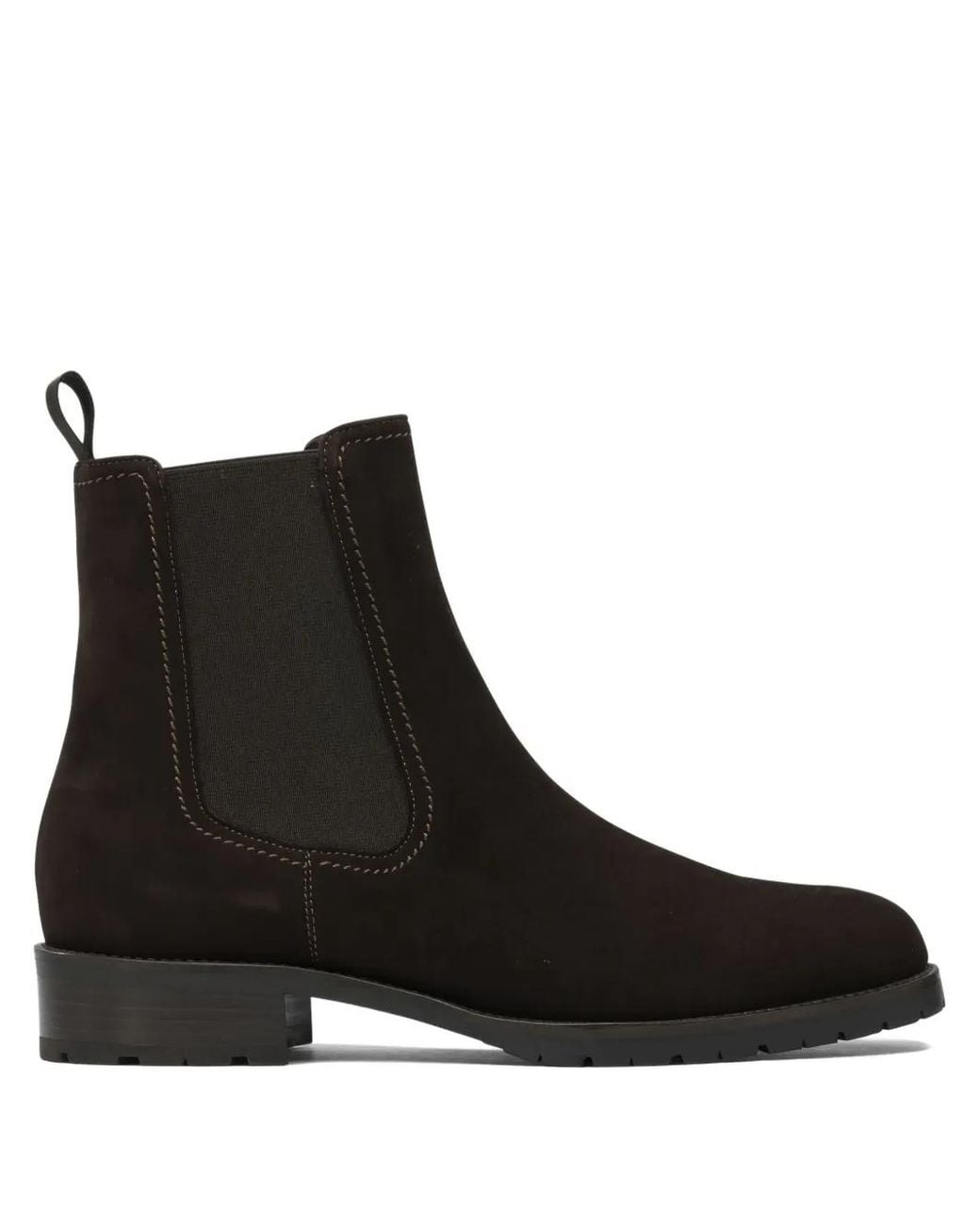 MARETTO® Black Wildlederstiefel Mit Elastischen Einsätzen