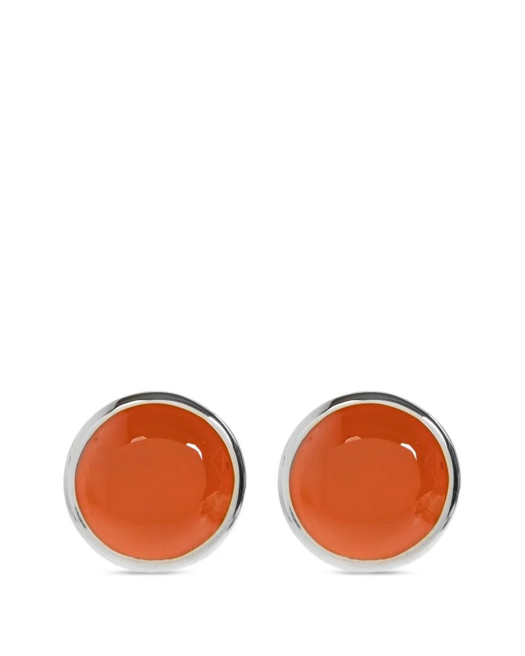 Marni Orange Round-Shape Earrings