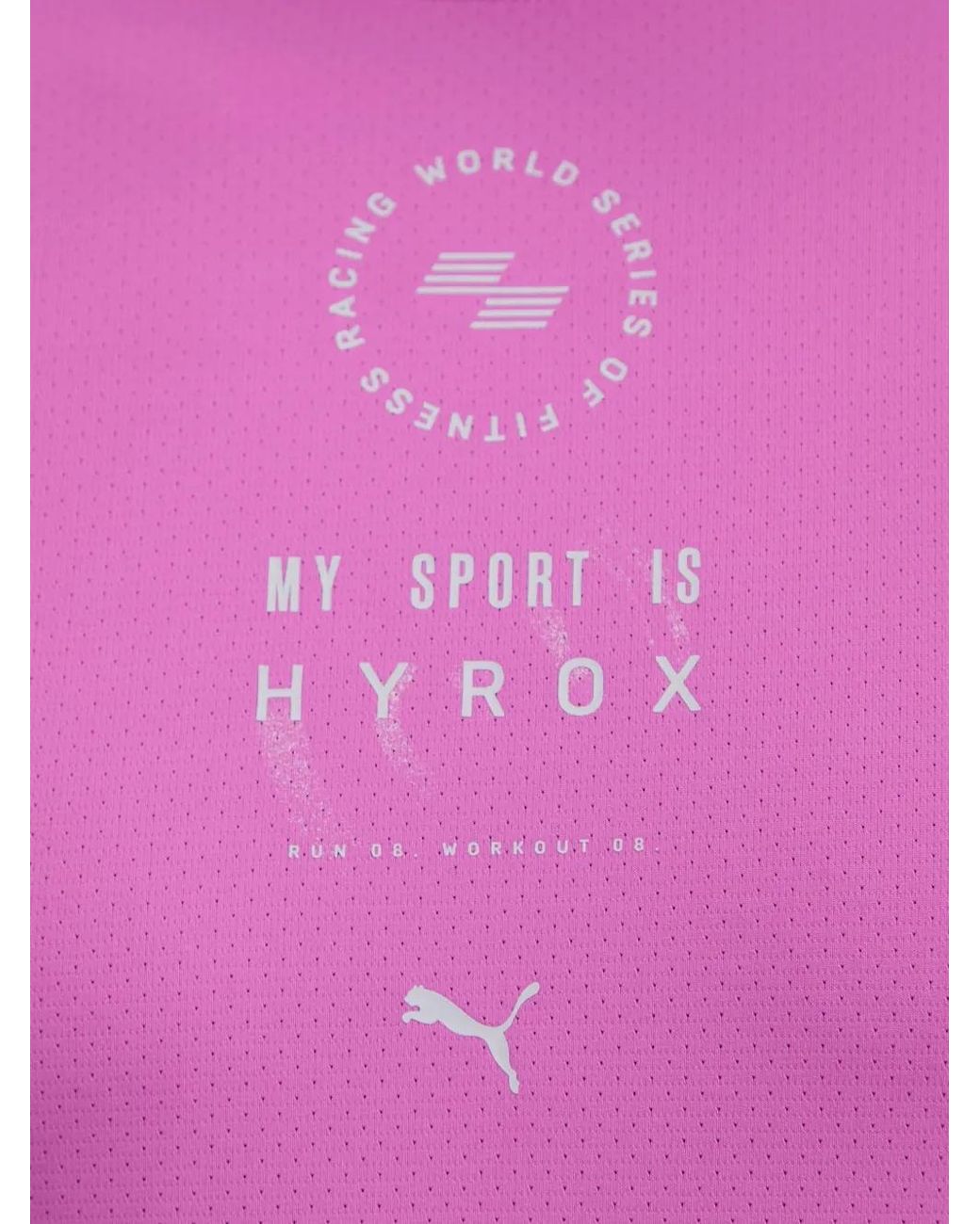 PUMA Purple X Hyrox Dryelite Logo-Print T-Shirt for men
