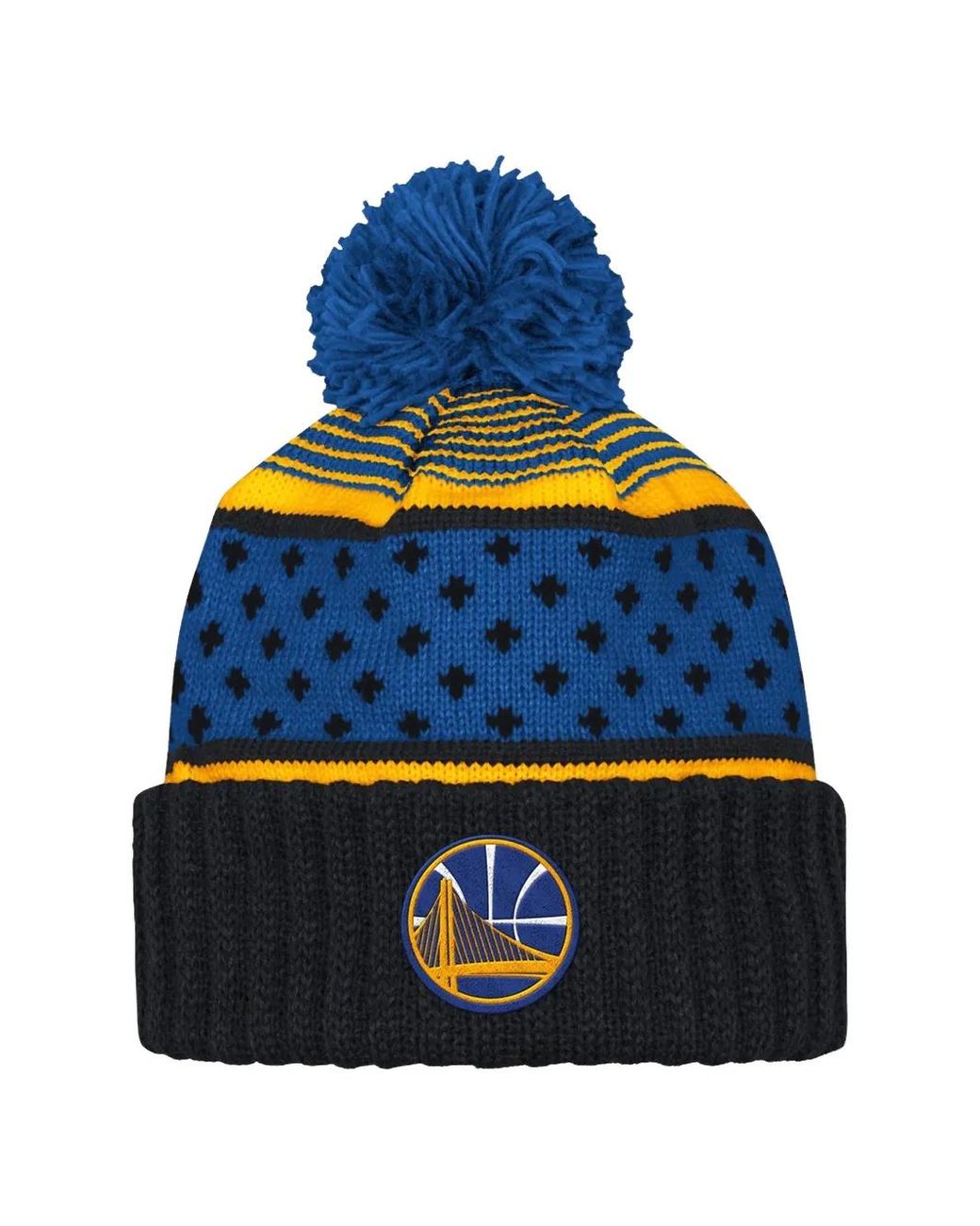 Mitchell & Ness Blue The Highlands Cuffed Beanie Hat for men