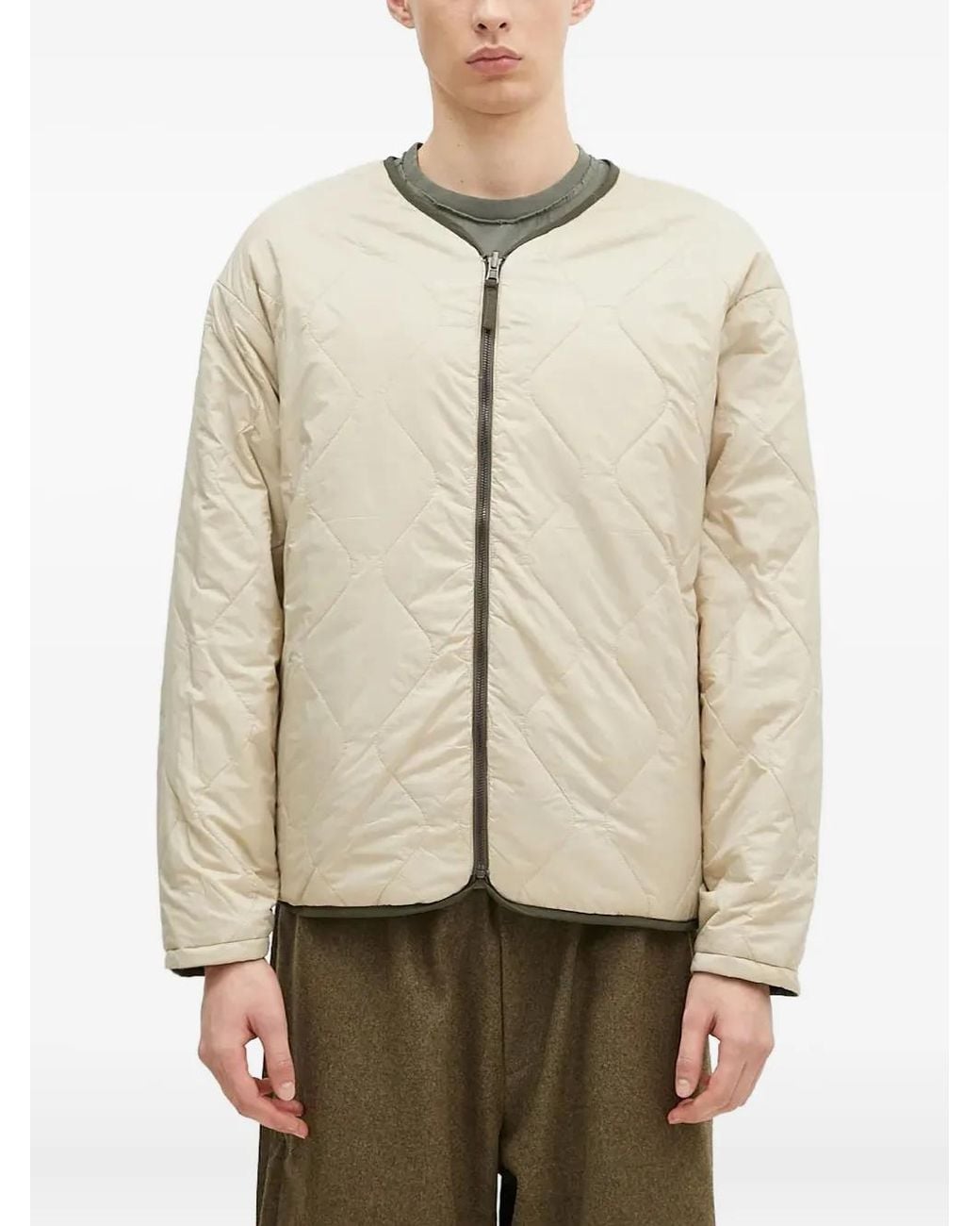Stan Ray Green Quilted Zip-Up Jacket for men