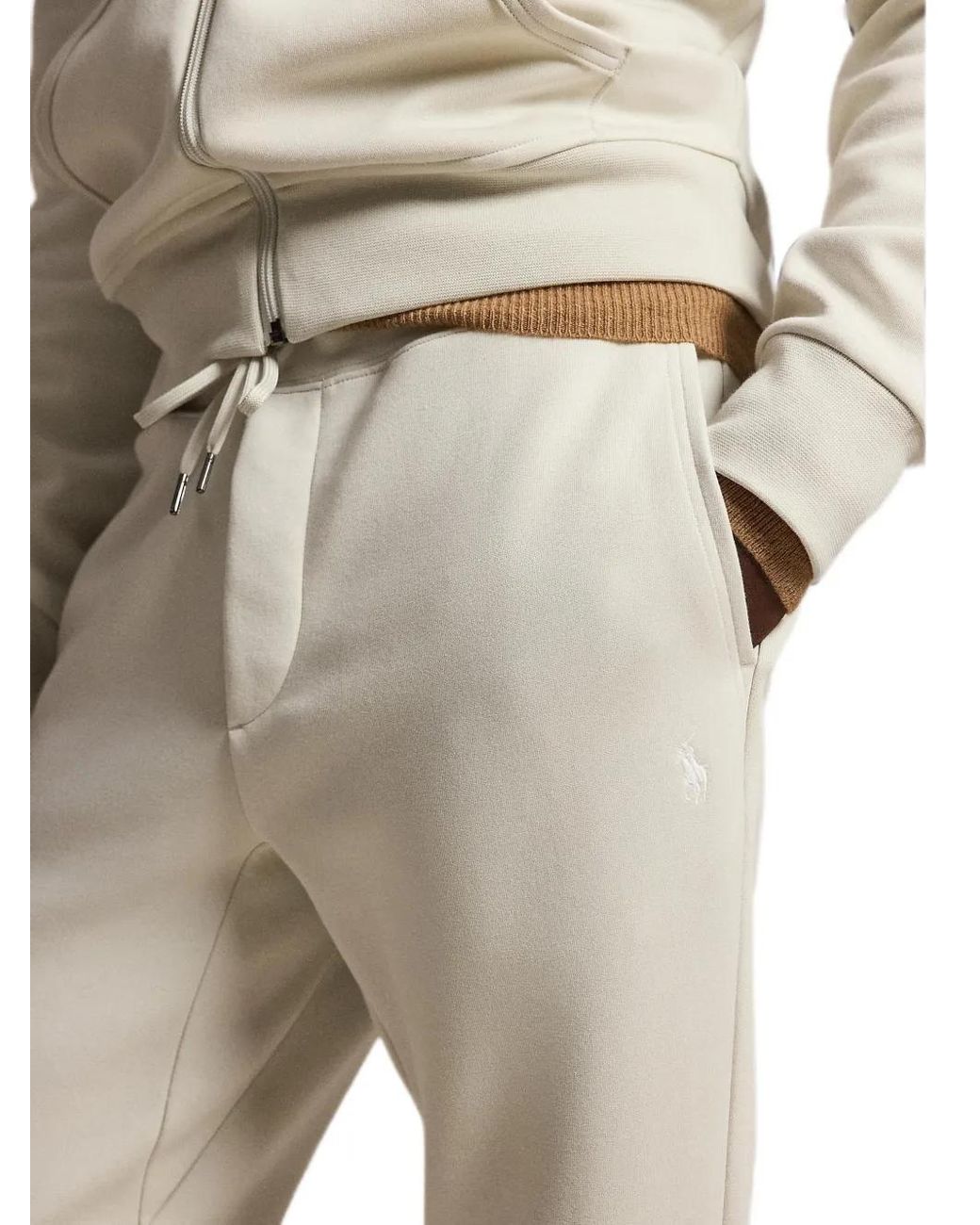 Polo Ralph Lauren White Tracksuit Bottoms for men