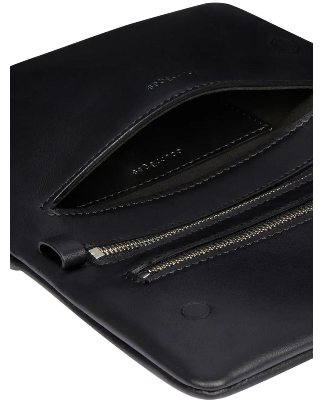 Courreges Black Cuff Schultertasche