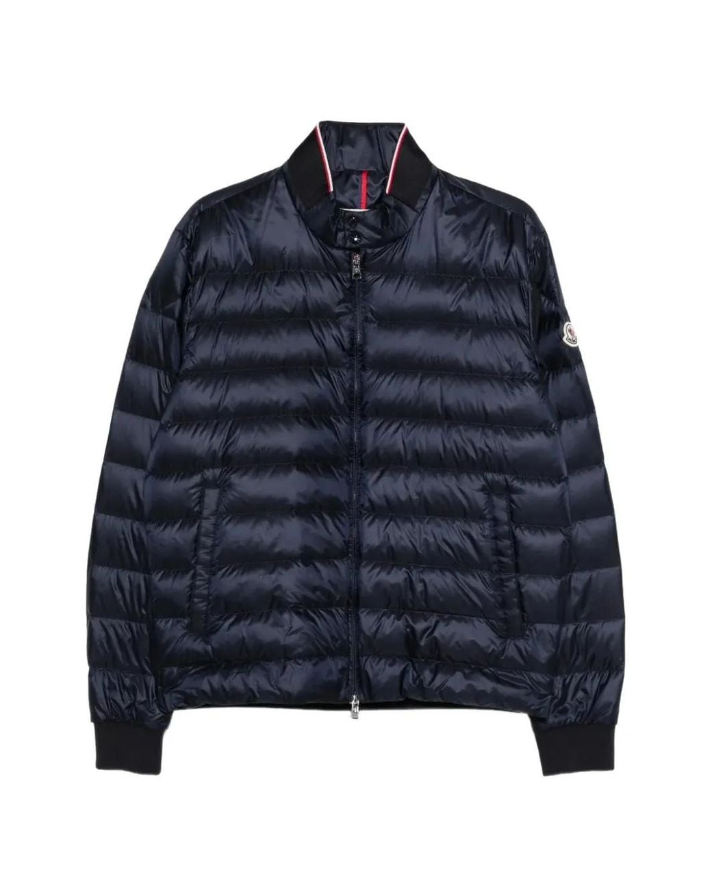 Moncler Blue Rigel Quilted Jacket for men