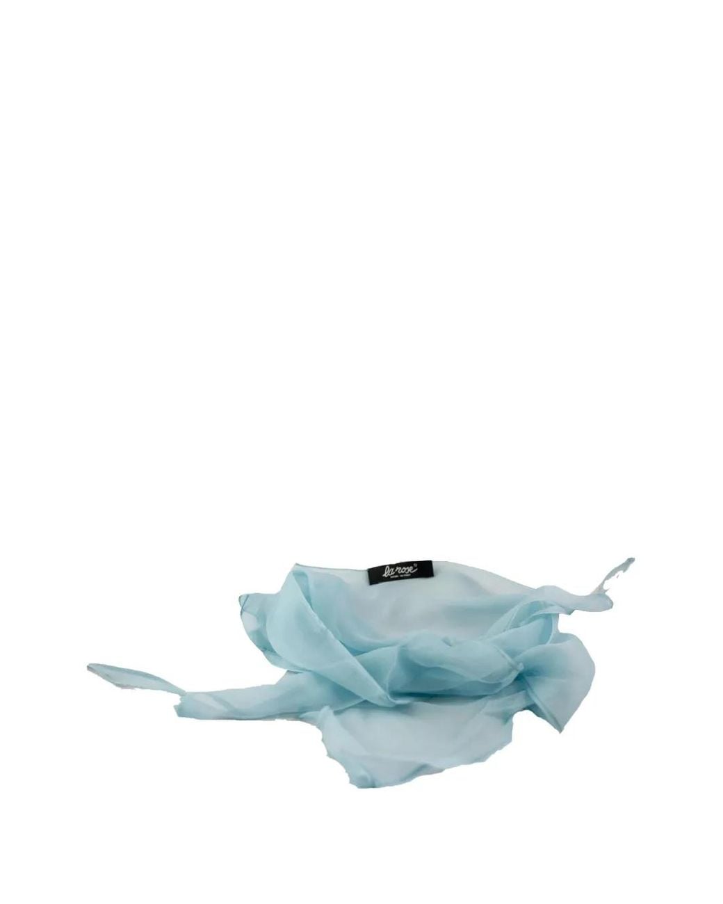 LA ROSE Blue Sheer Scarf