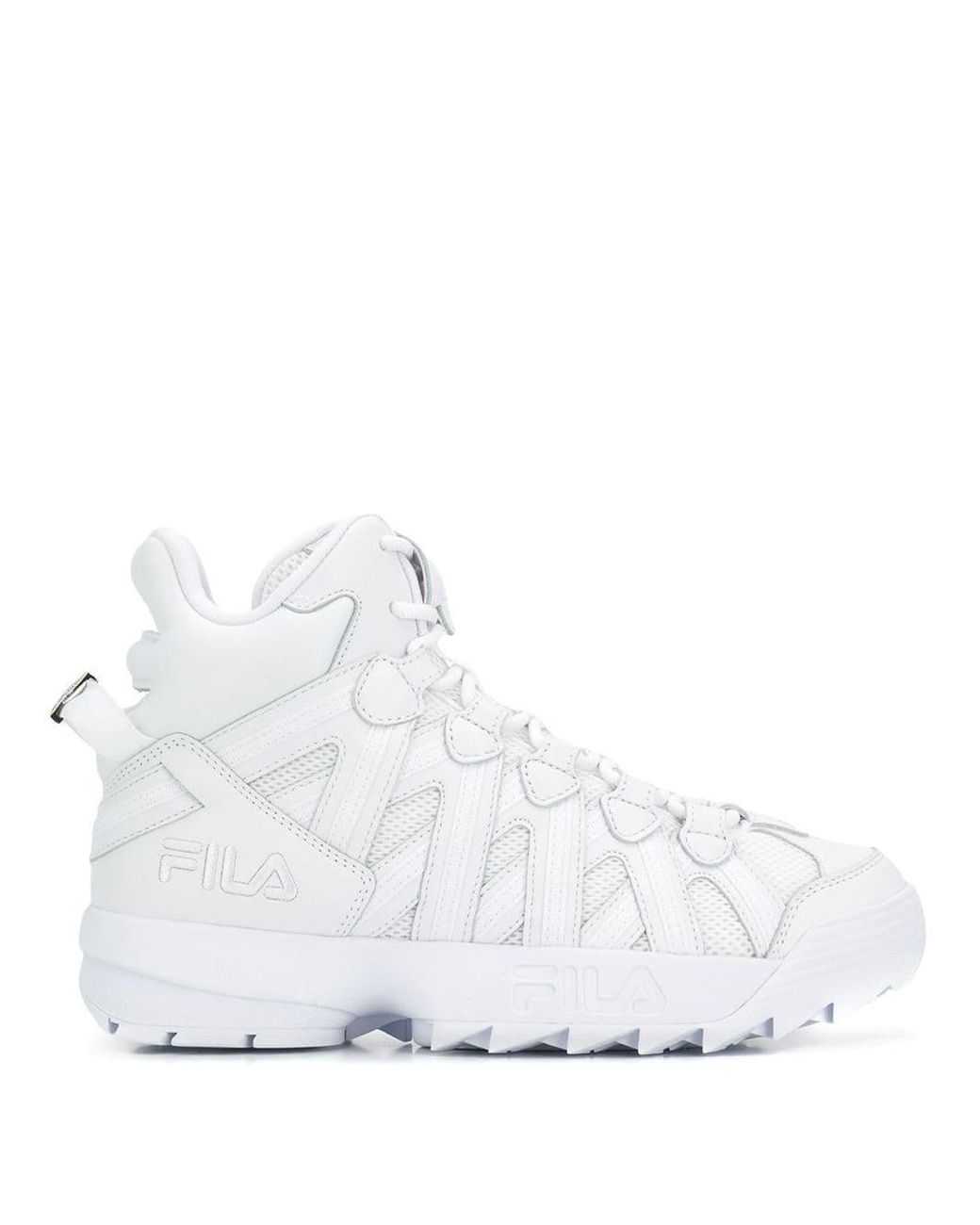 fila white high top sneakers