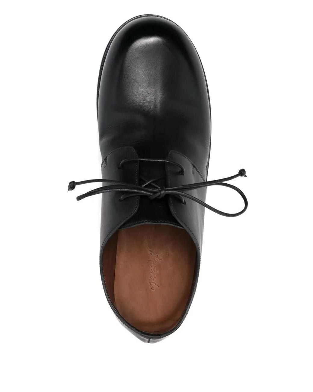 Marsèll Black Leather Derby Shoes for men