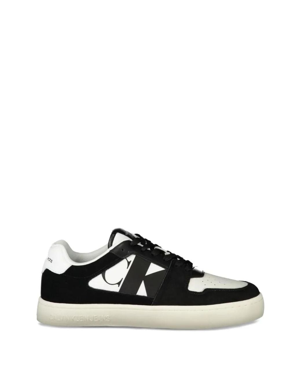 Calvin Klein Black Baskets À Logo Imprimé for men