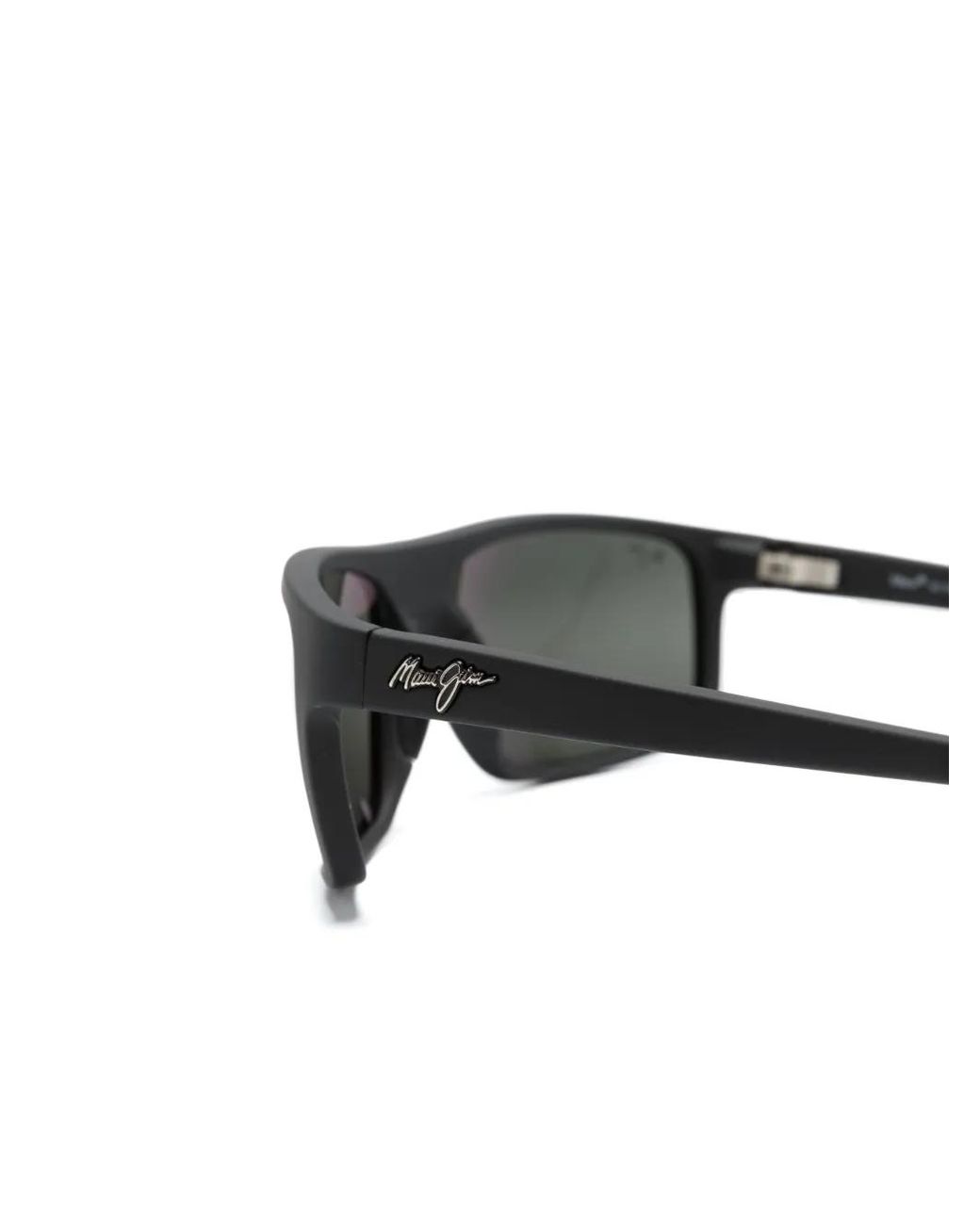 Maui Jim Gray Byron Bay Rectangle-Frame Sunglasses for men
