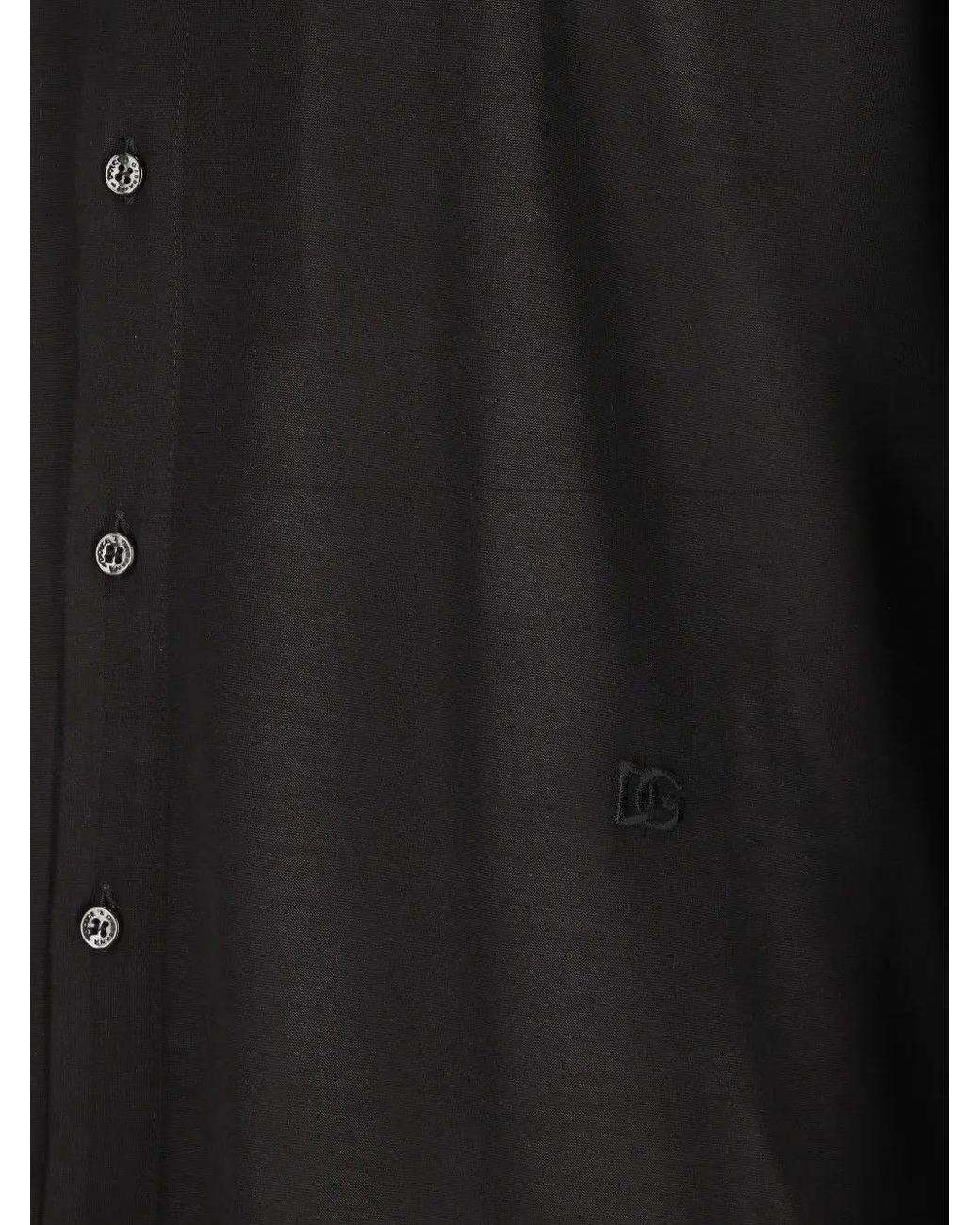 Dolce & Gabbana Black Chemise Martini En Jersey for men