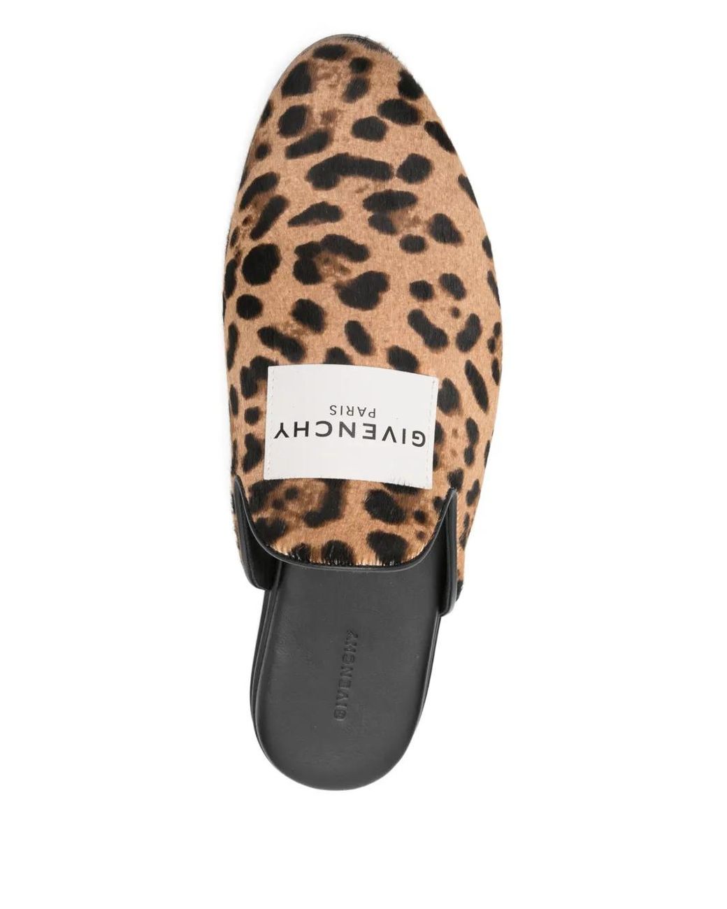 Givenchy Brown Leopard-Print Loafers