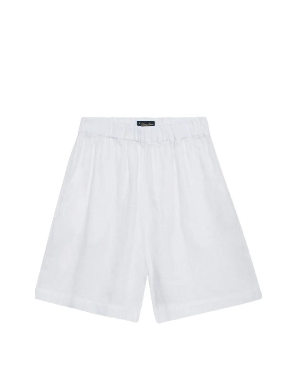 Brooks Brothers White Elasticated Shorts