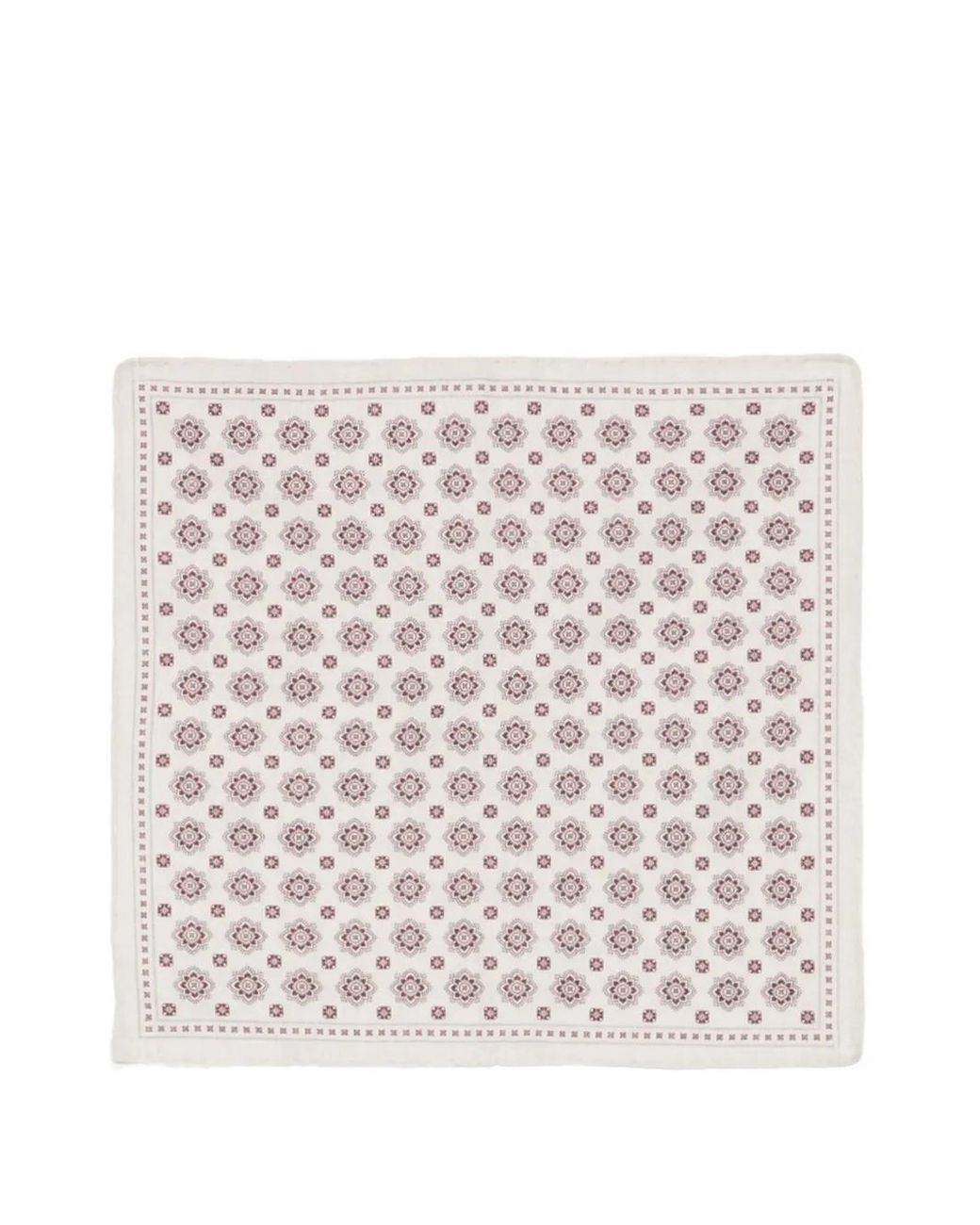 Eleventy Pink Geometric-Print Pocket Square for men