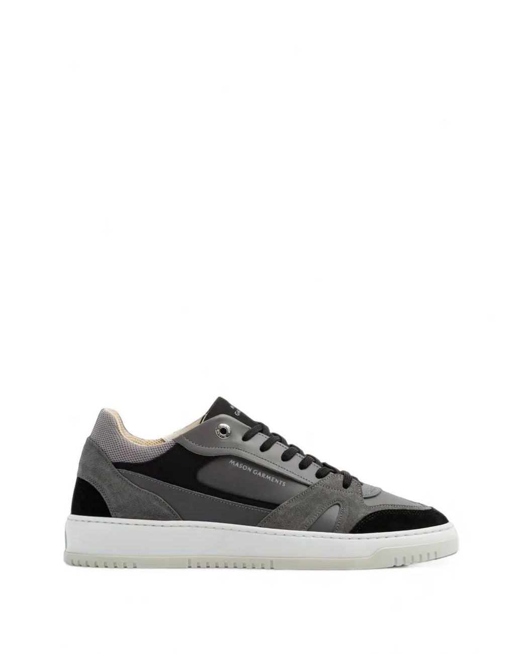 Mason's White Matera Originale Leather Low-Top Sneakers for men